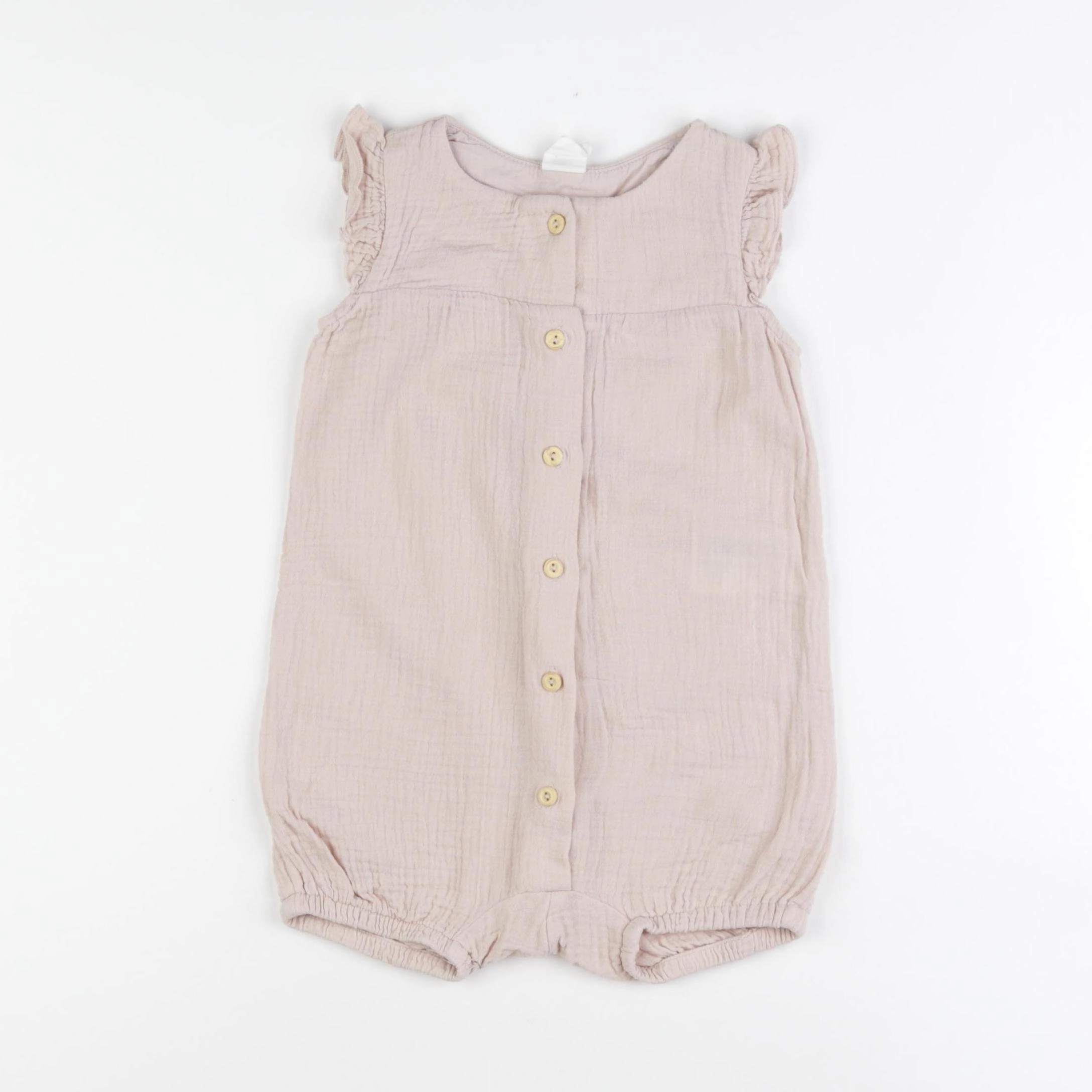 H&M - combinaison beige - 9/12 mois