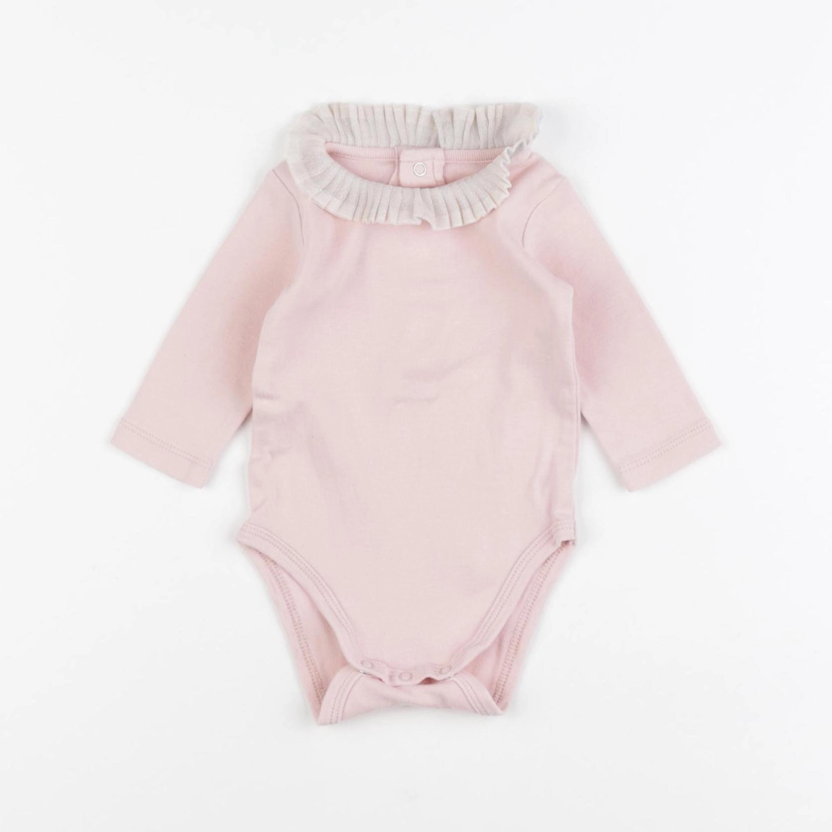 Boutchou - body à col rose - 1 mois
