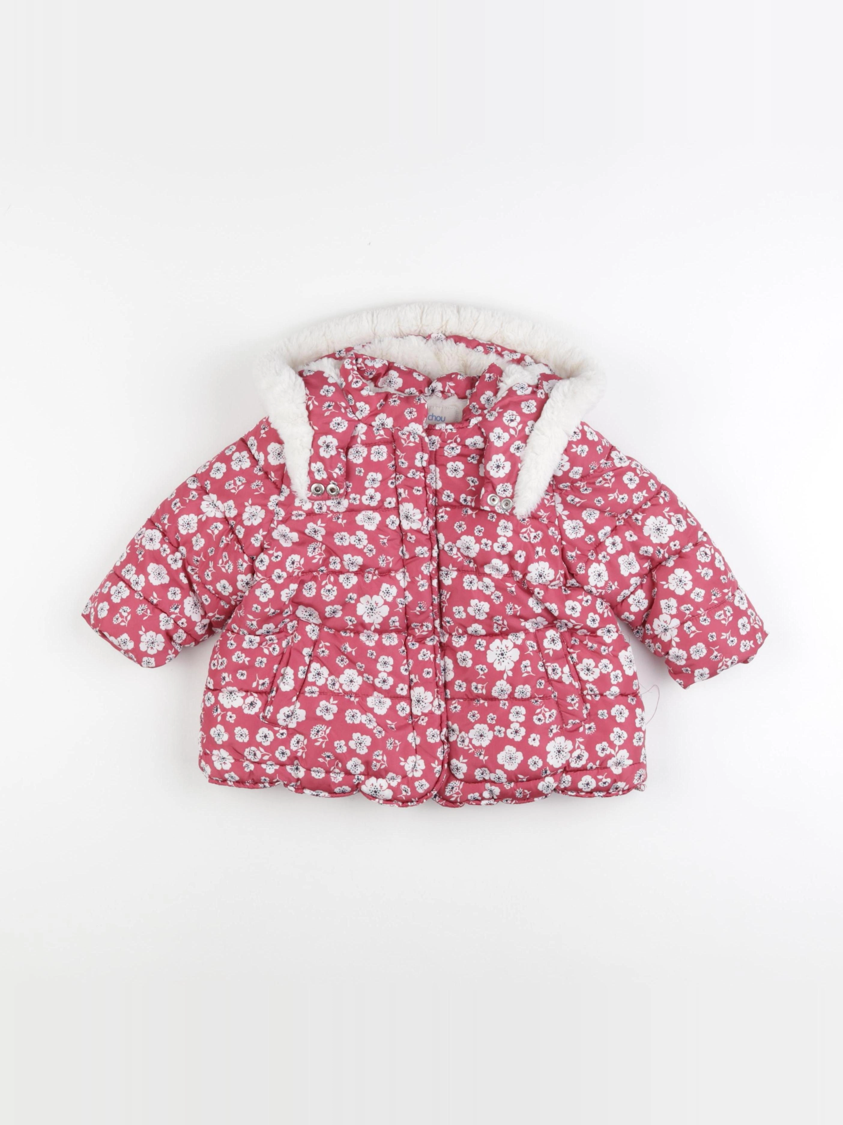 Boutchou - doudoune rose - 18 mois