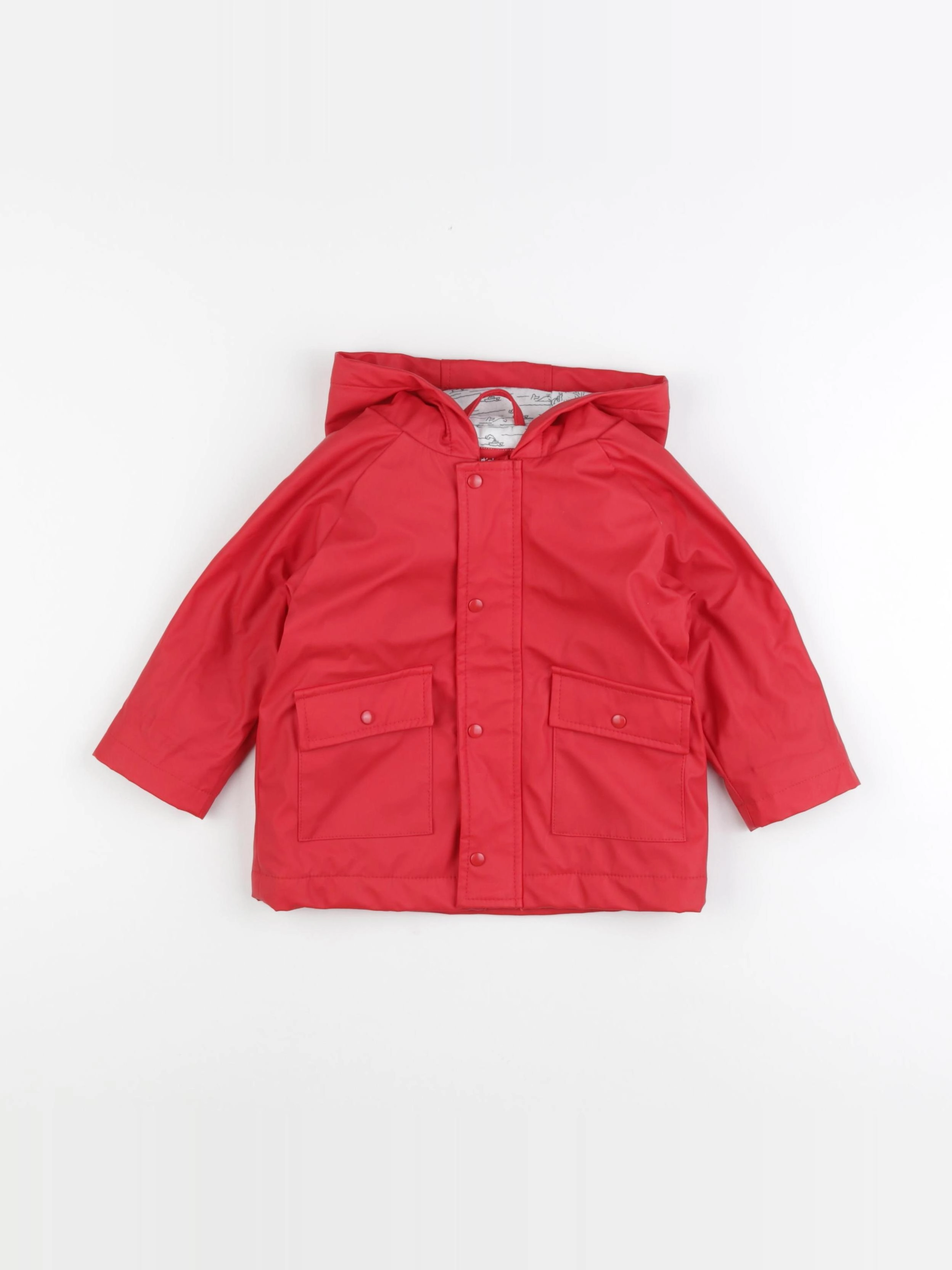 Boutchou - imperméable rouge - 12 mois