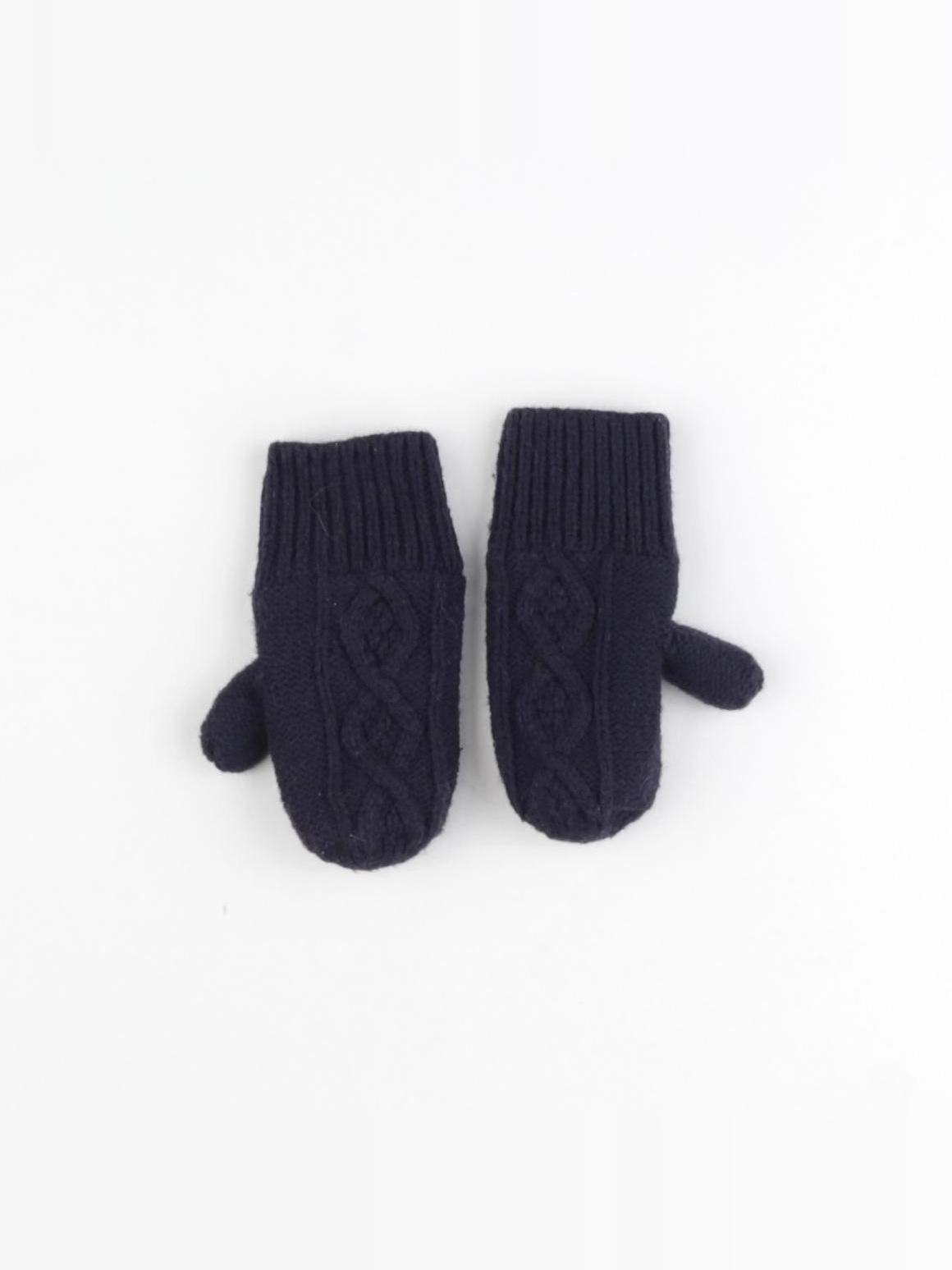 H&M - moufles bleu - 9/12 mois