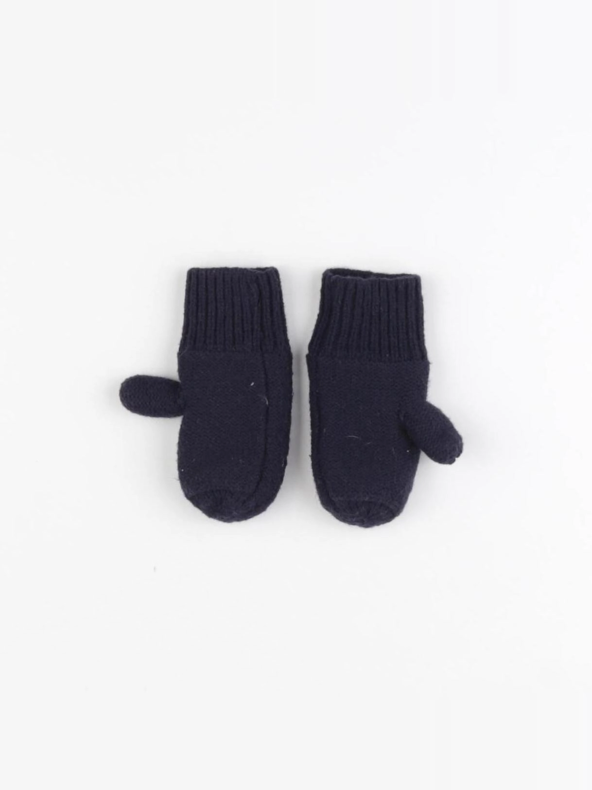 H&M - moufles bleu - 9/12 mois