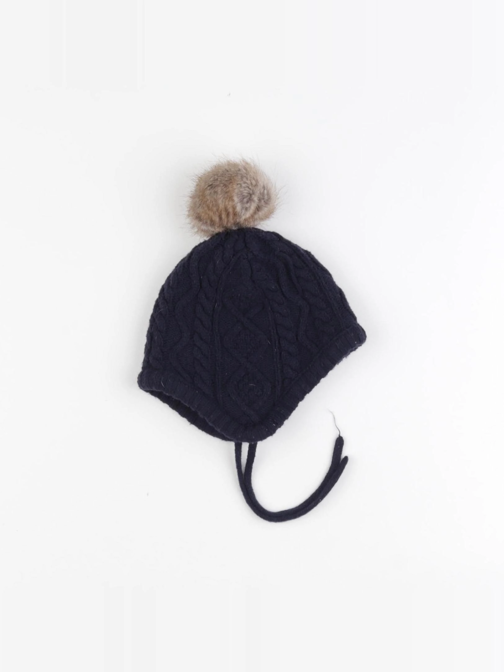 H&M - bonnet bleu - 9/12 mois