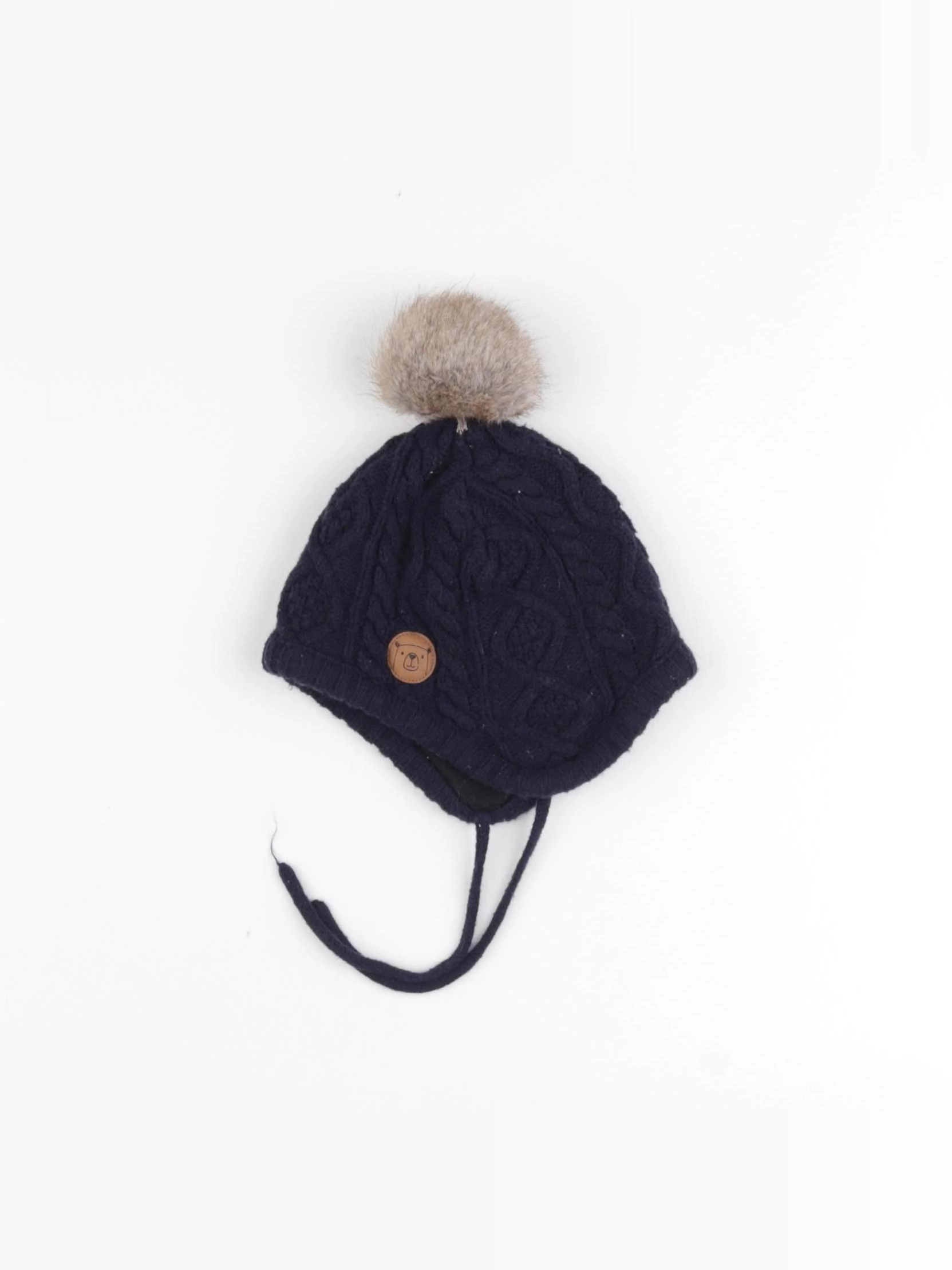 H&M - bonnet bleu - 9/12 mois