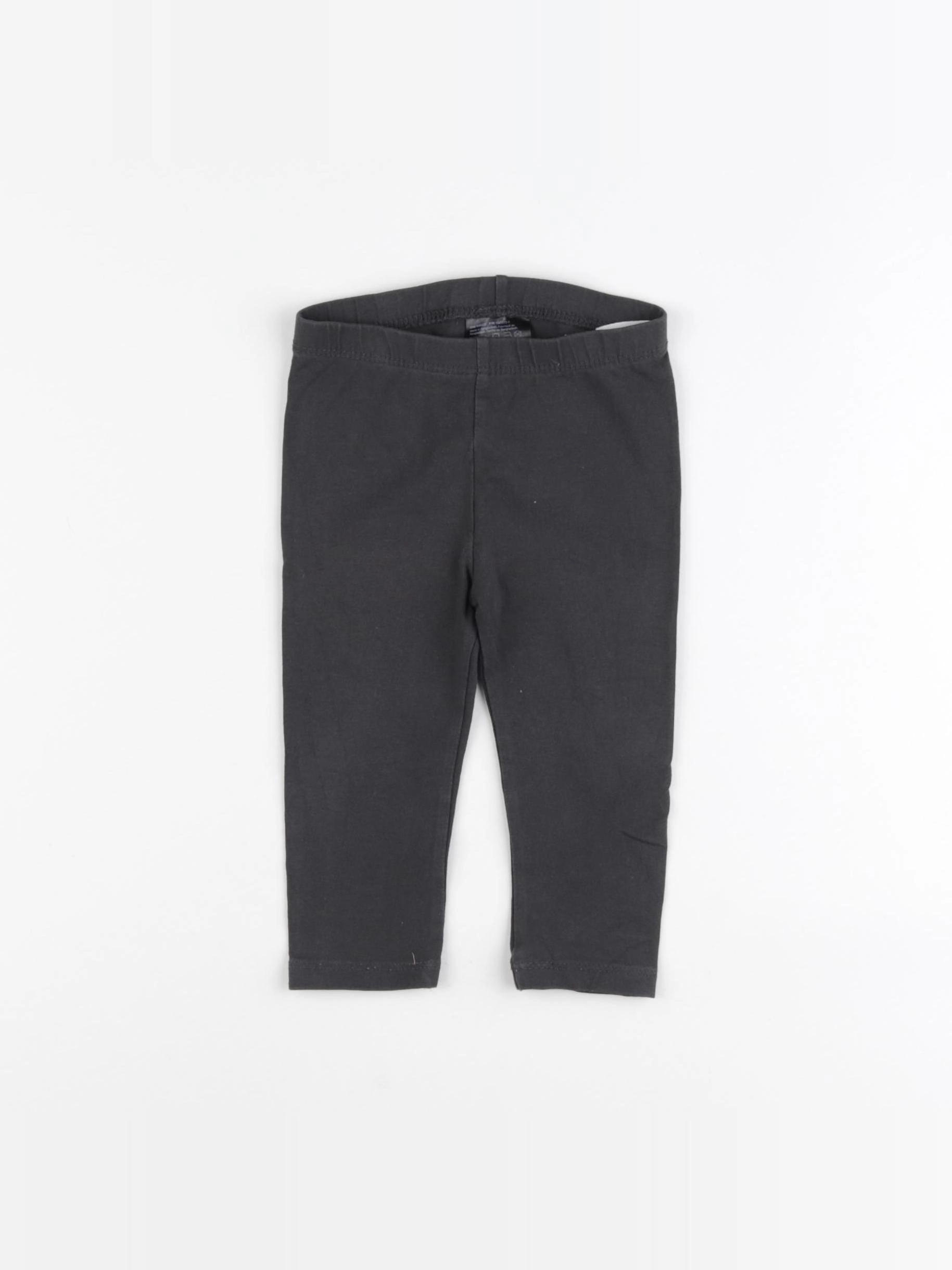 H&M - legging gris - 9 mois