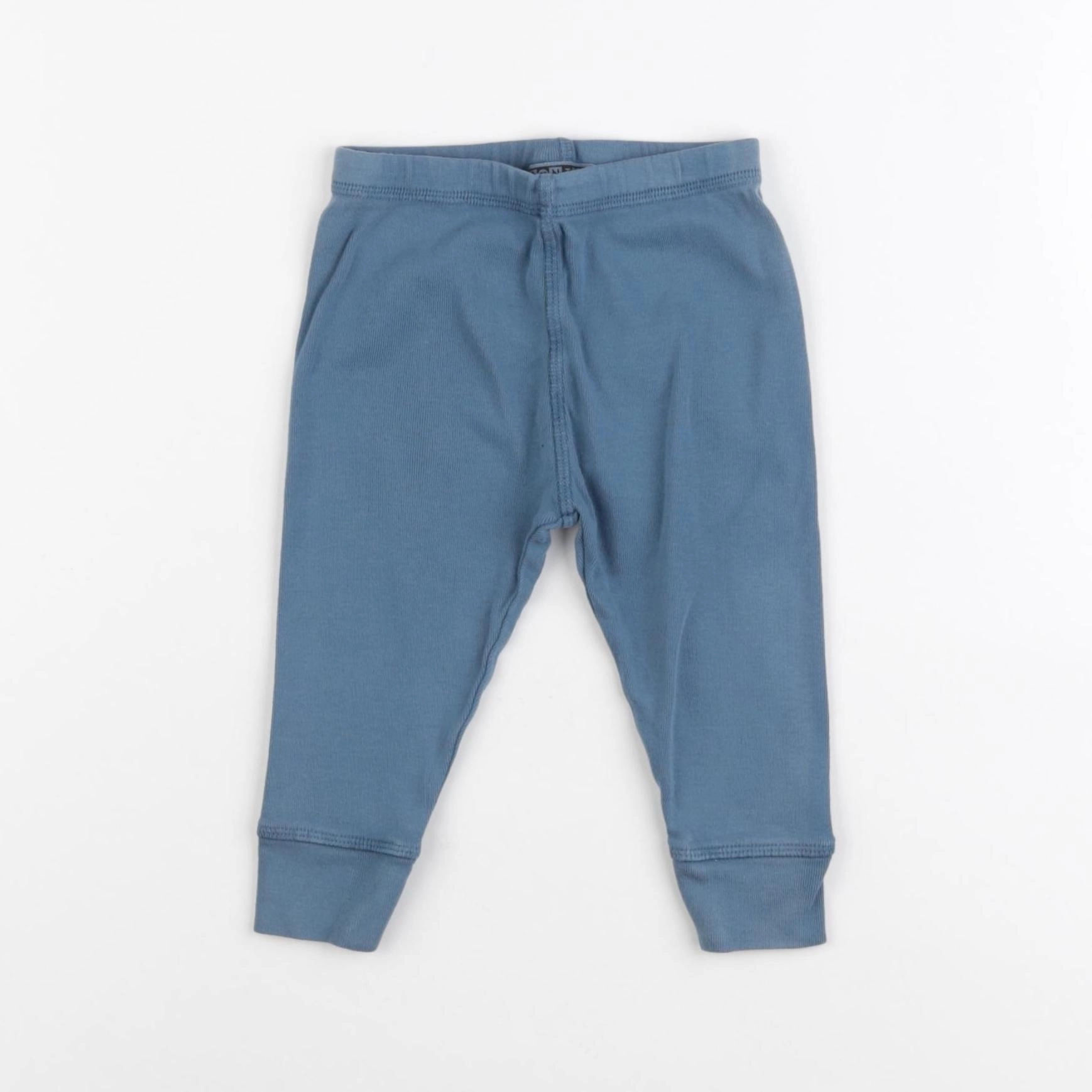 Bonton - legging bleu - 6 mois