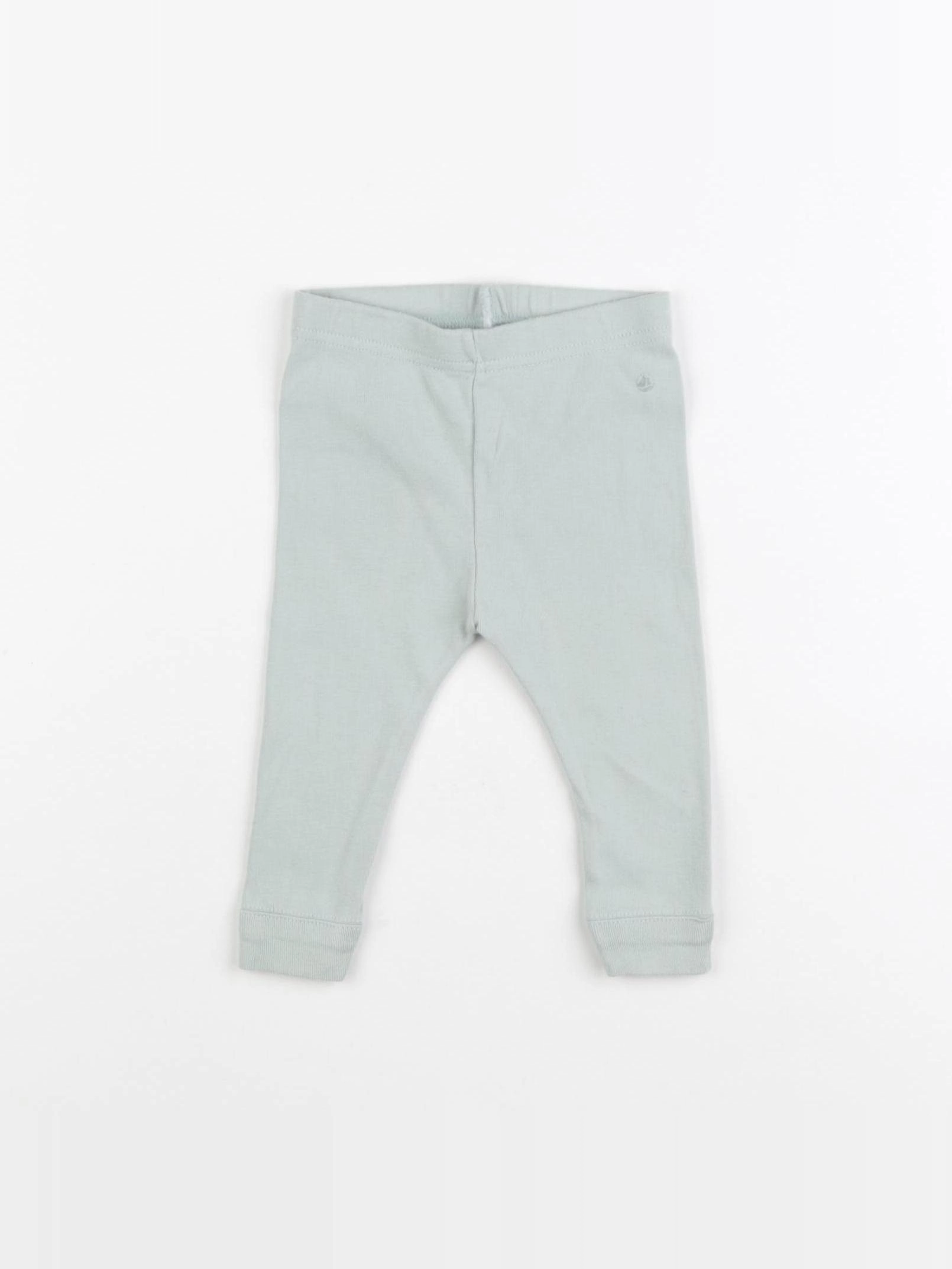 Petit Bateau - legging vert - 6 mois