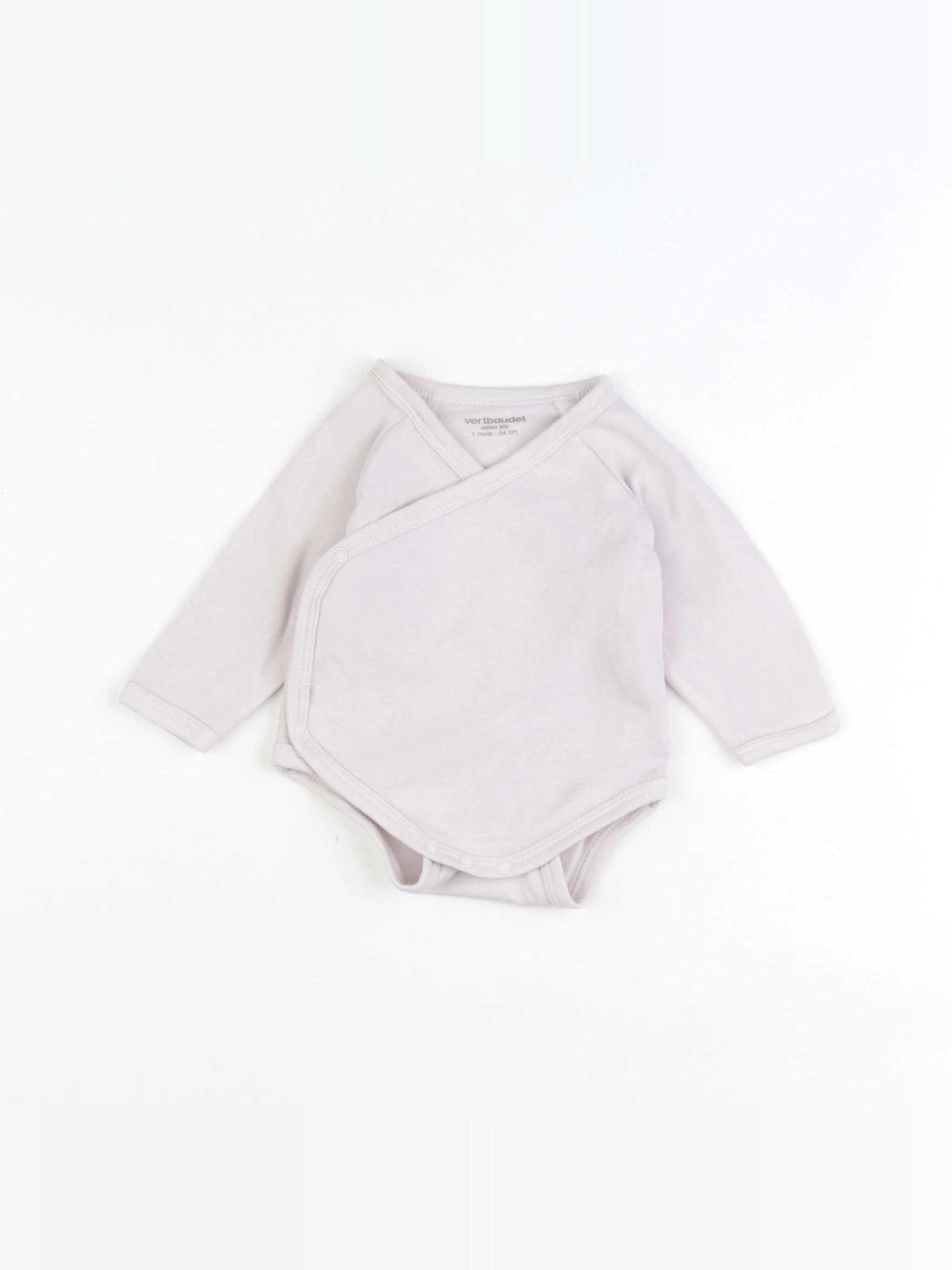 Vertbaudet - body rose - 1 mois