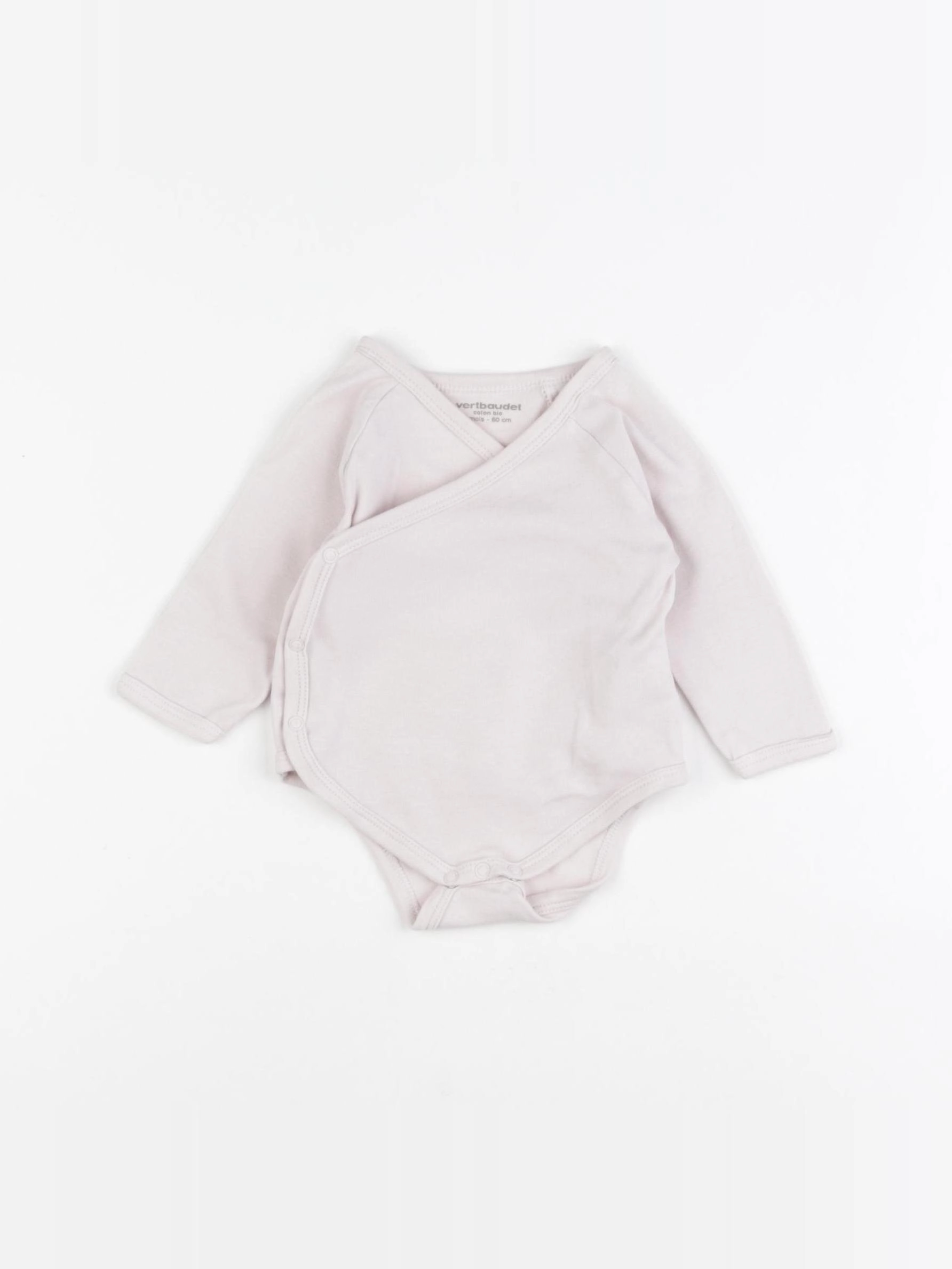 Vertbaudet - body rose - 3 mois