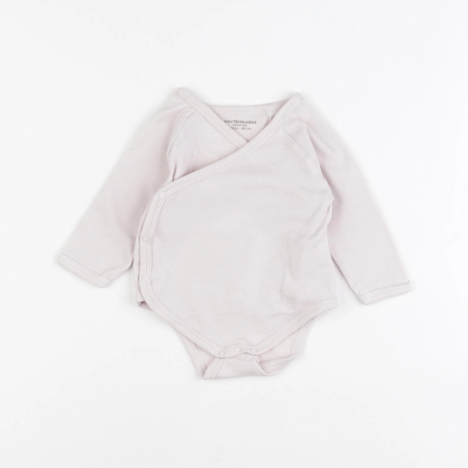 Vertbaudet - body rose - 3 mois