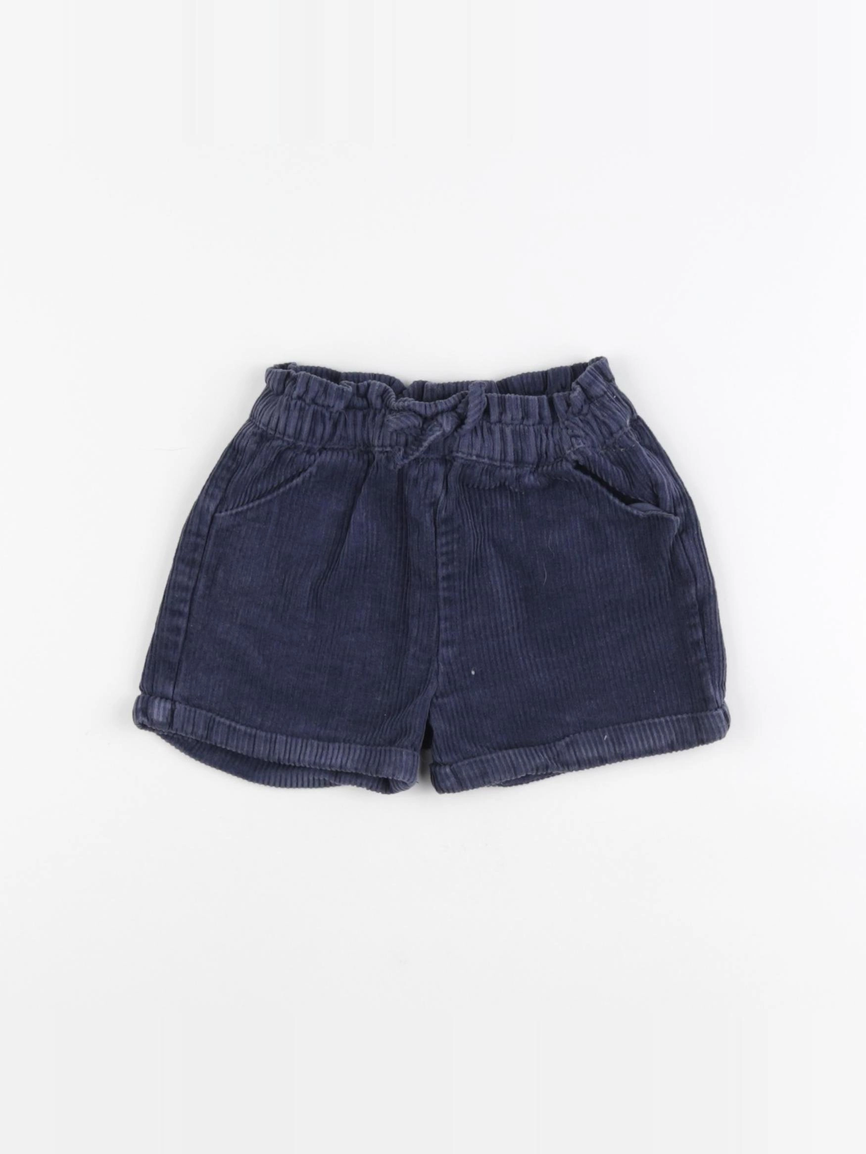 Vertbaudet - short bleu - 18 mois