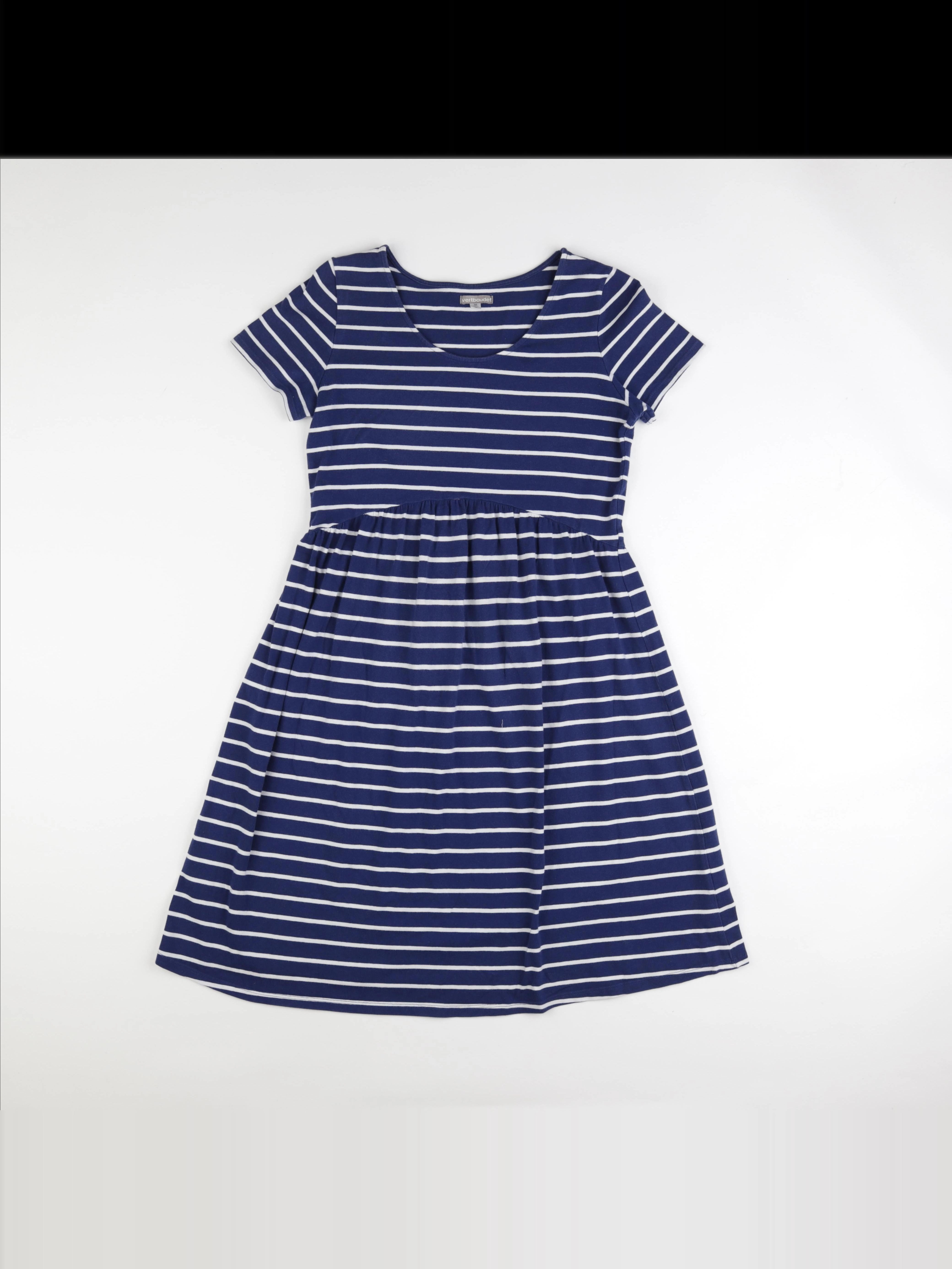 Vertbaudet - robe grossesse bleu, blanc - 34 à 36