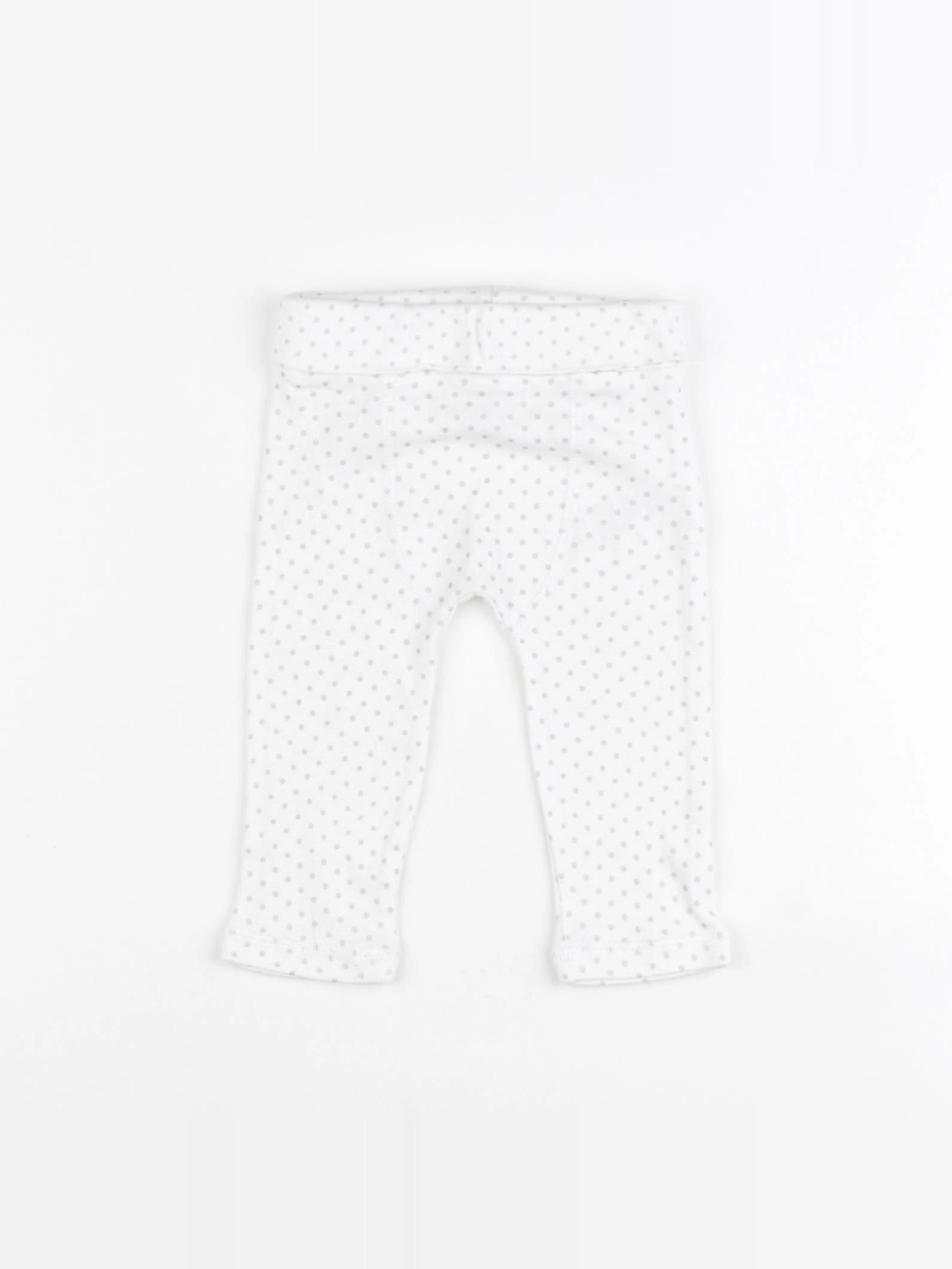 Vertbaudet - legging blanc - 6 mois