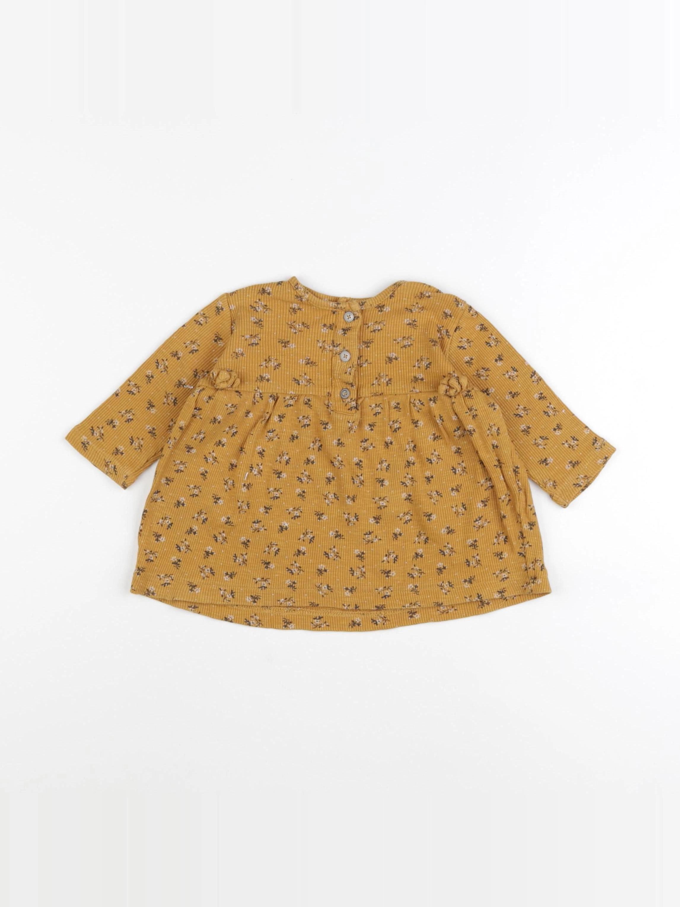 Vertbaudet - robe jaune - 6 mois