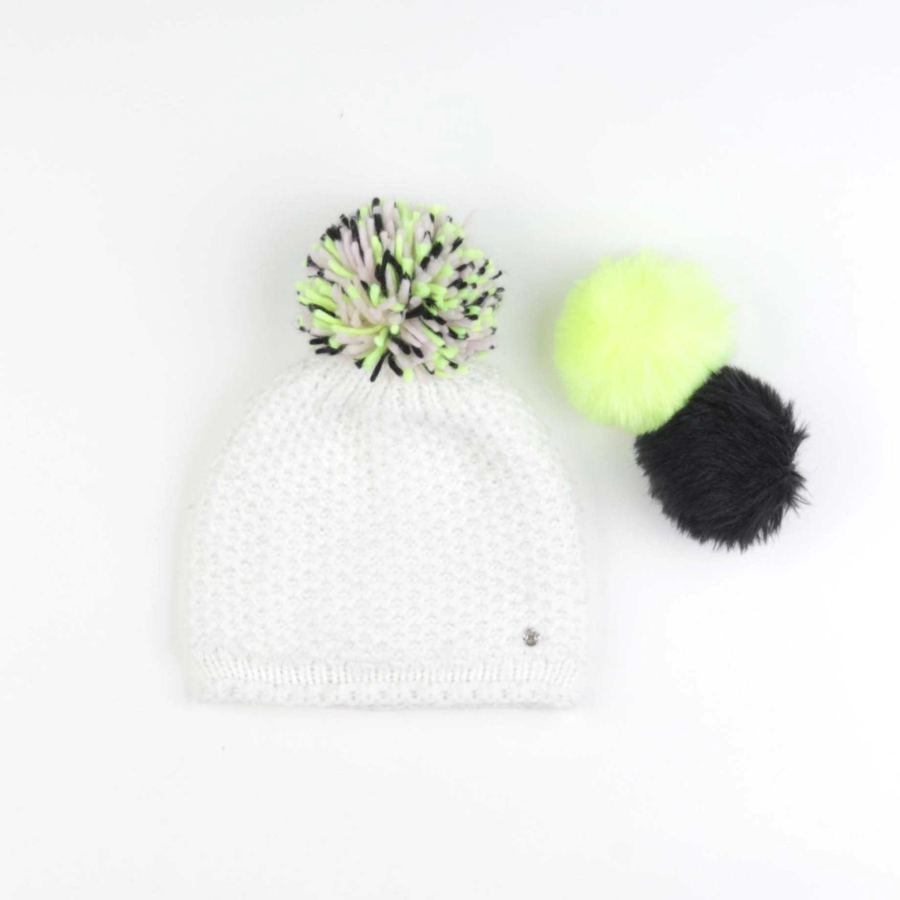 IKKS - bonnet blanc, jaune - 6 ans