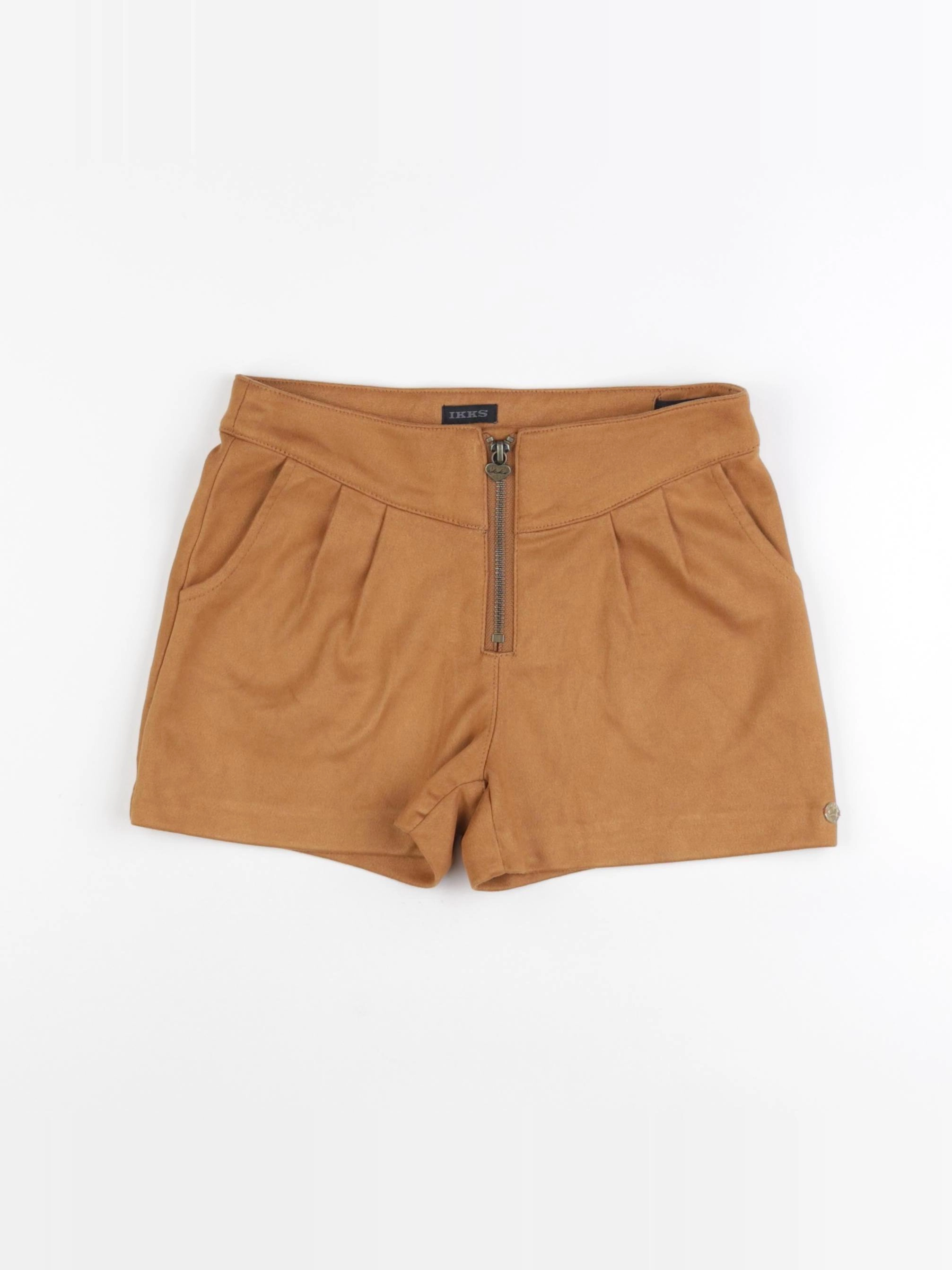 IKKS - short marron - 8 ans