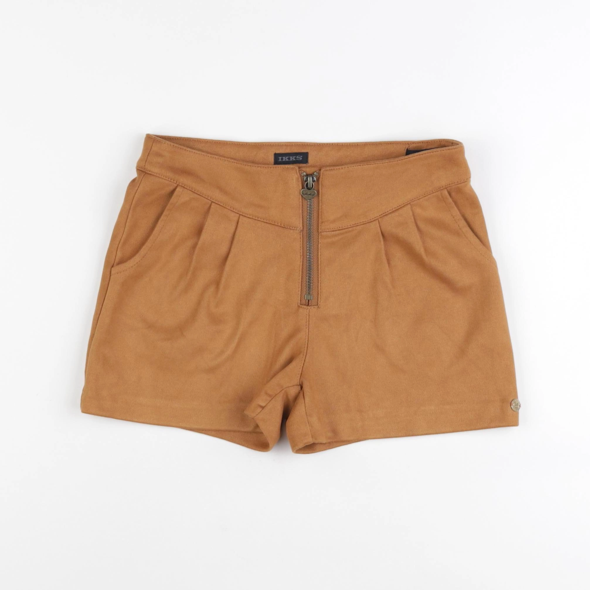 IKKS - short marron - 8 ans