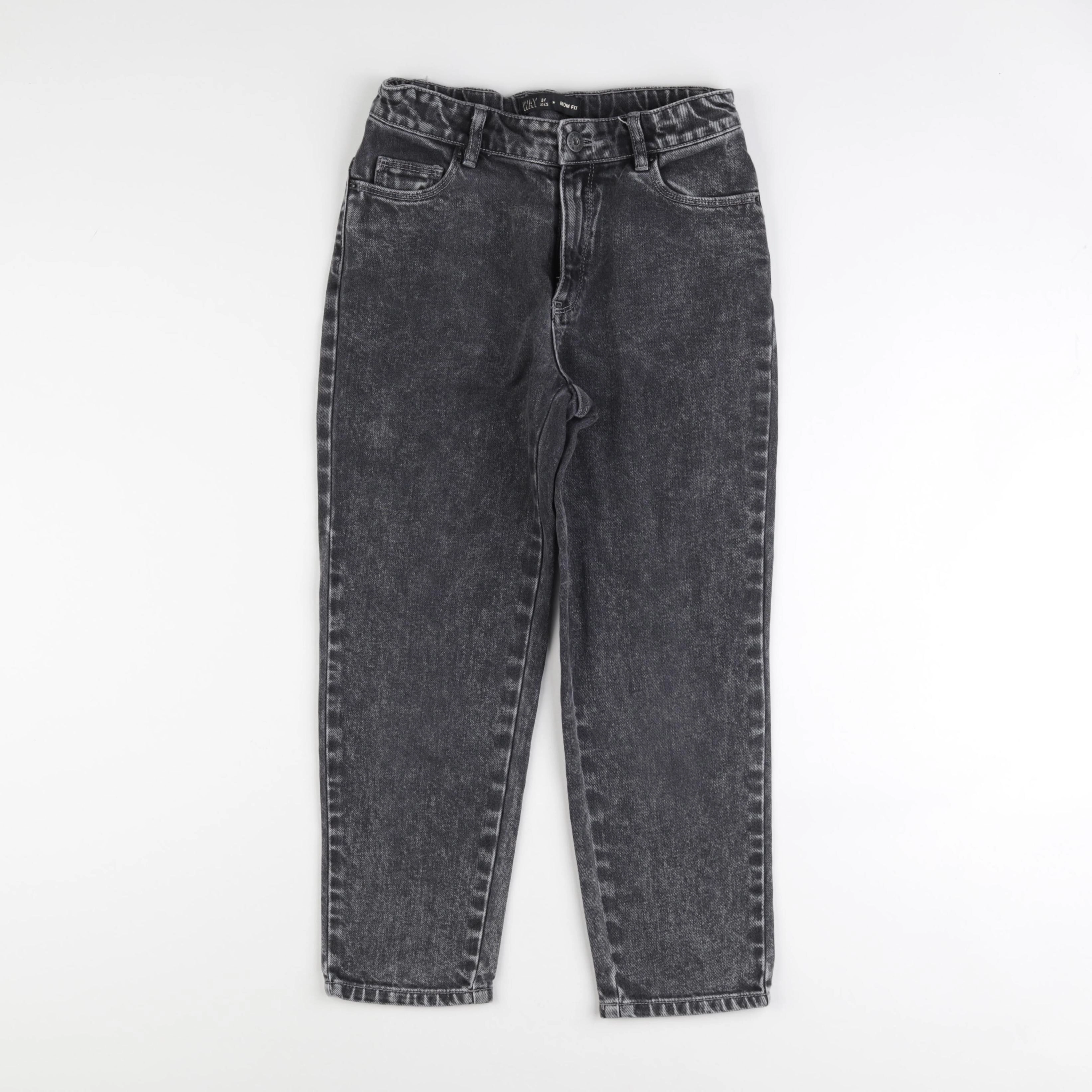 IKKS - jean gris - 8 ans