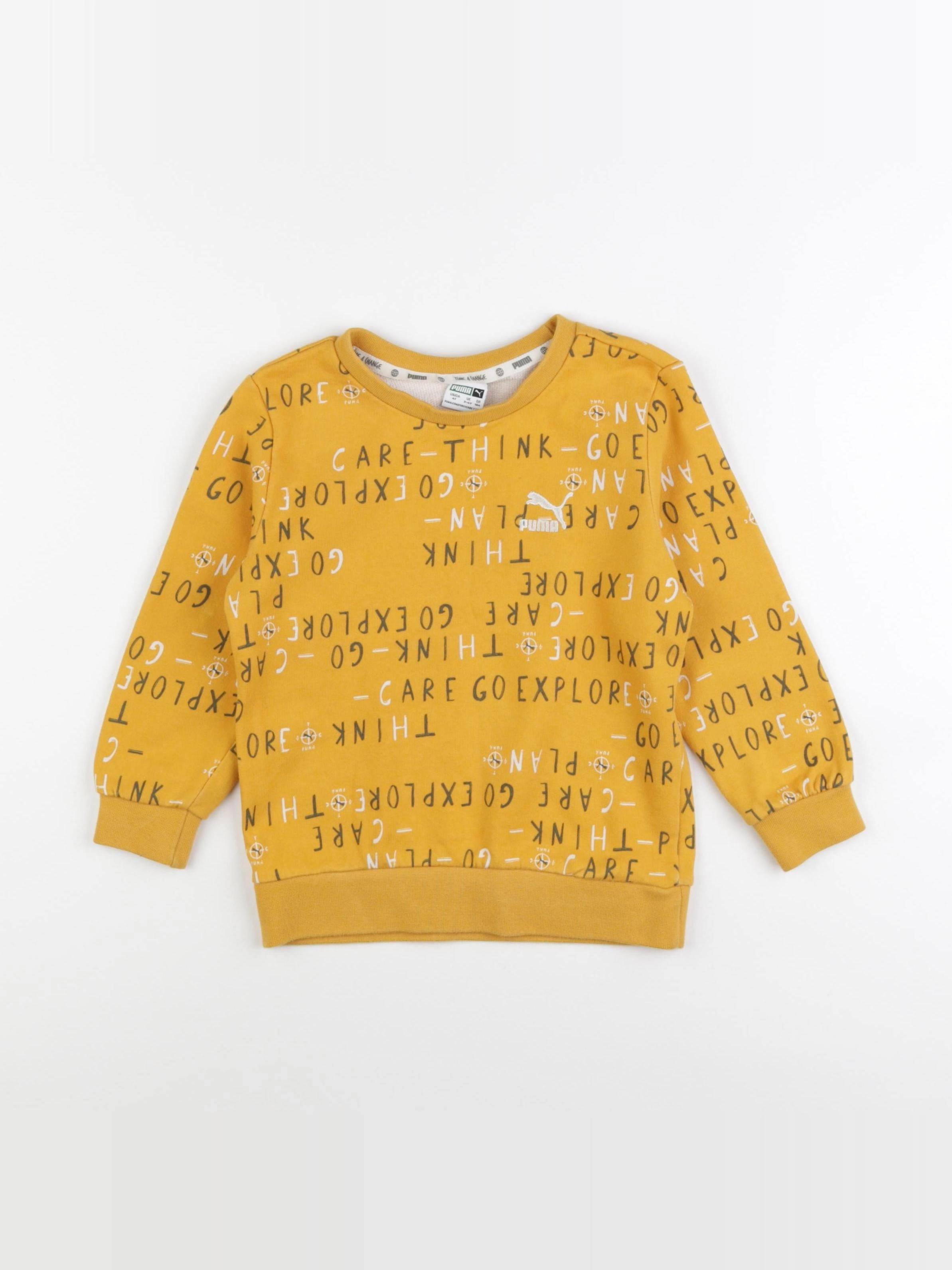 Puma - sweat jaune - 3/4 ans