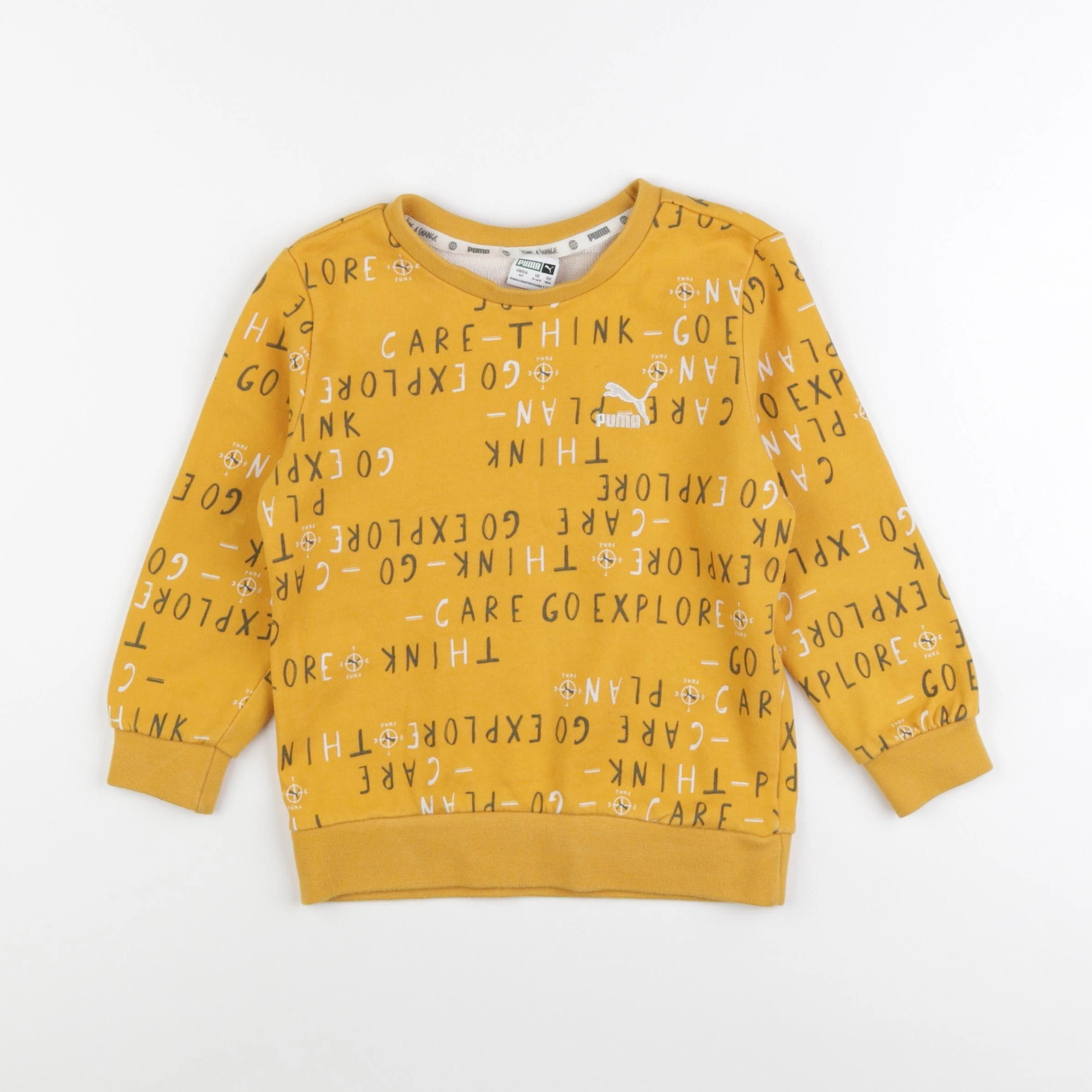 Puma - sweat jaune - 3/4 ans