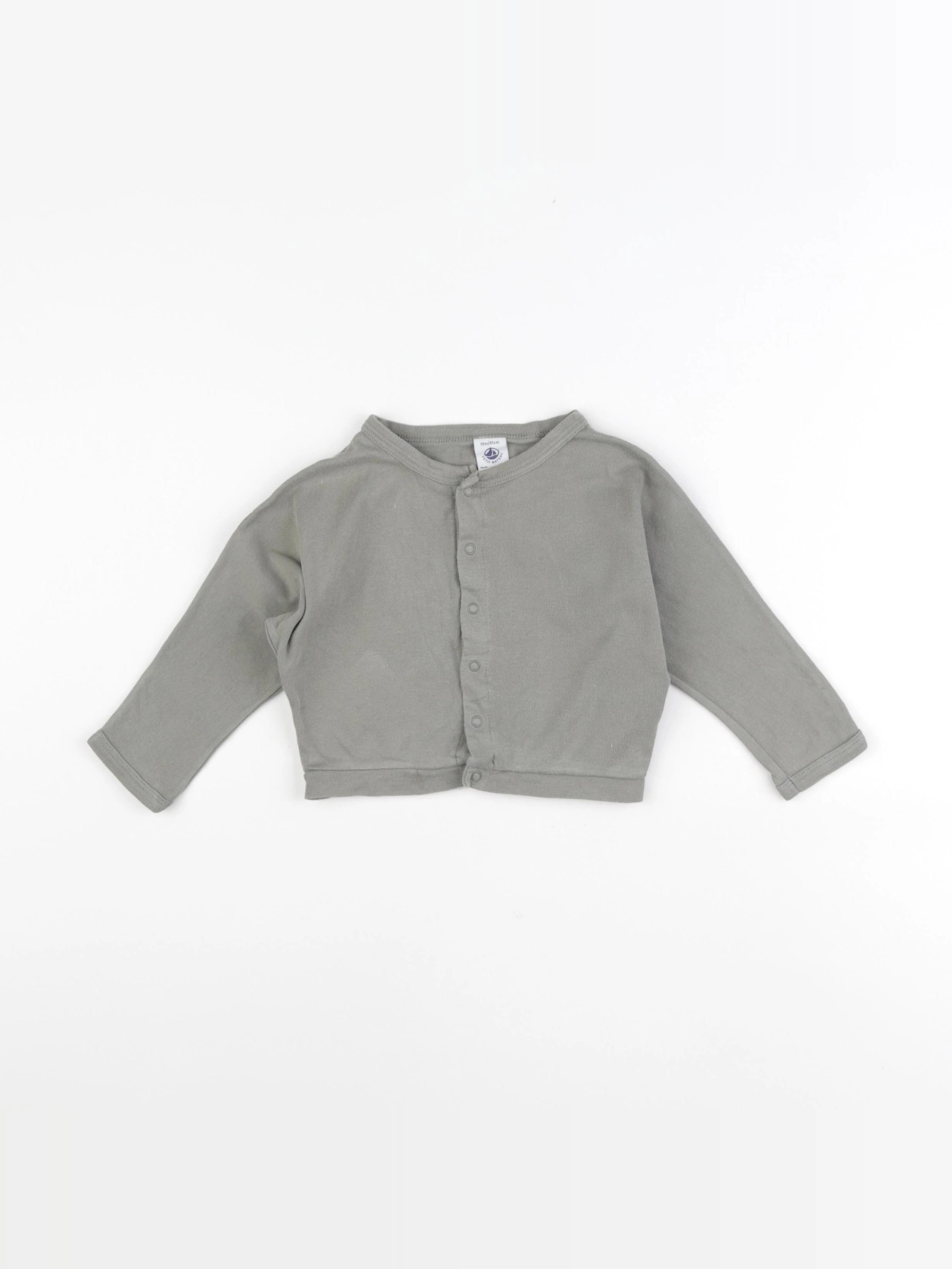 Petit Bateau - tee-shirt vert - 18 mois