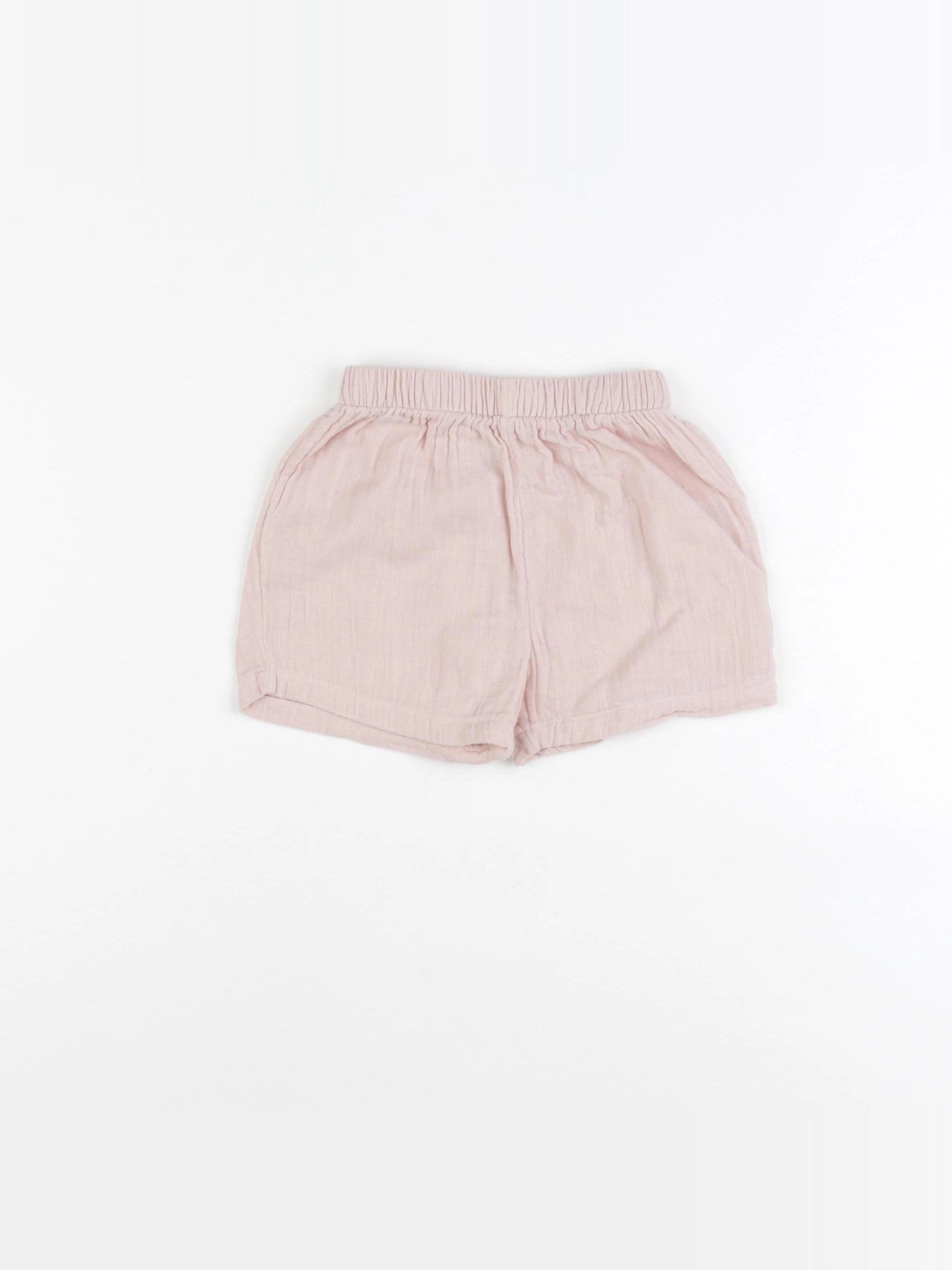 Petit Bateau - short rose - 18 mois