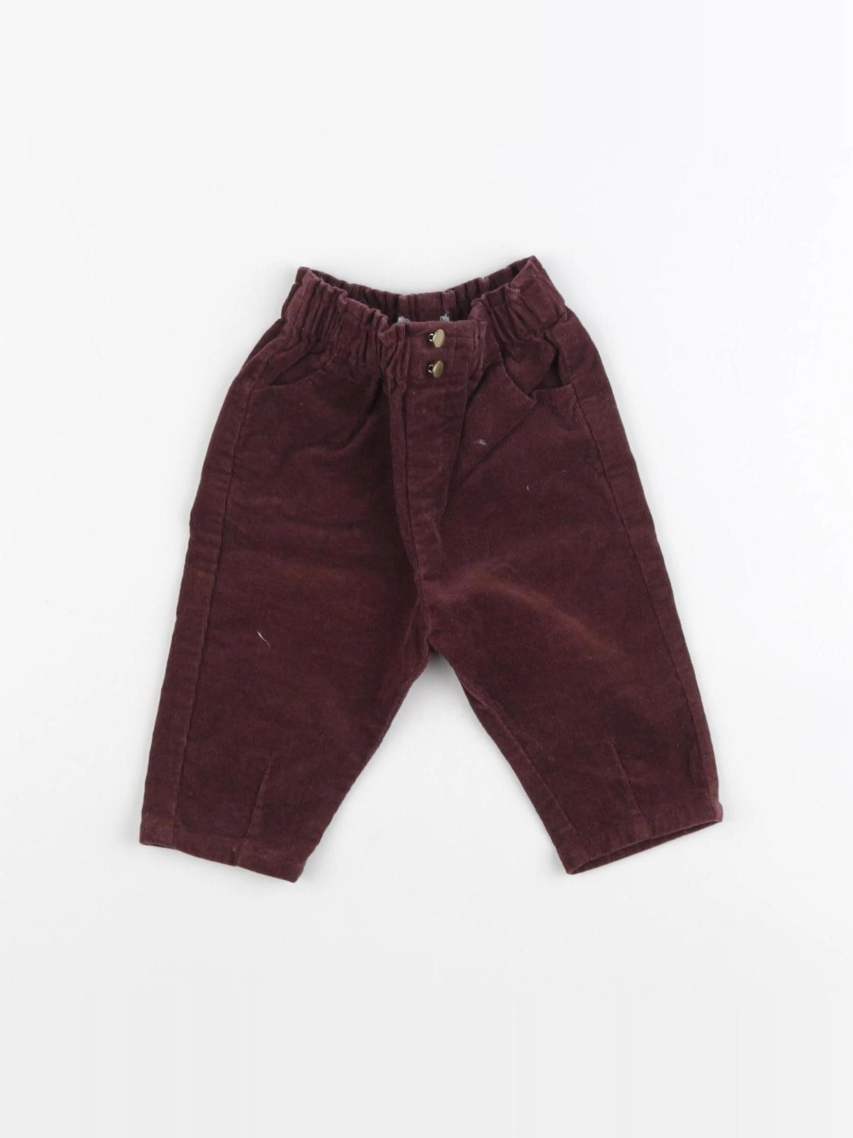 Vertbaudet - pantalon marron - 3 mois