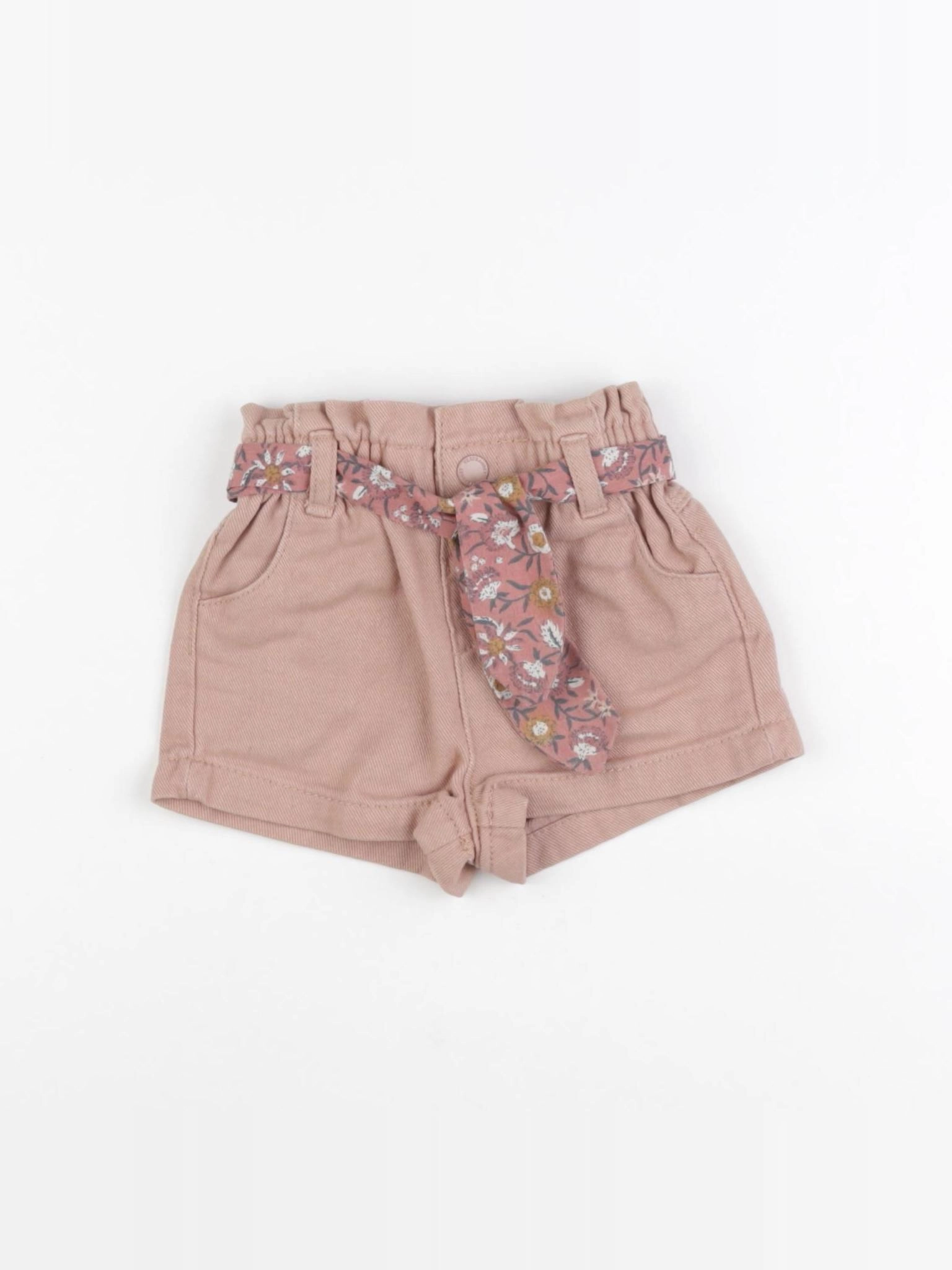 Vertbaudet - short marron - 9 mois