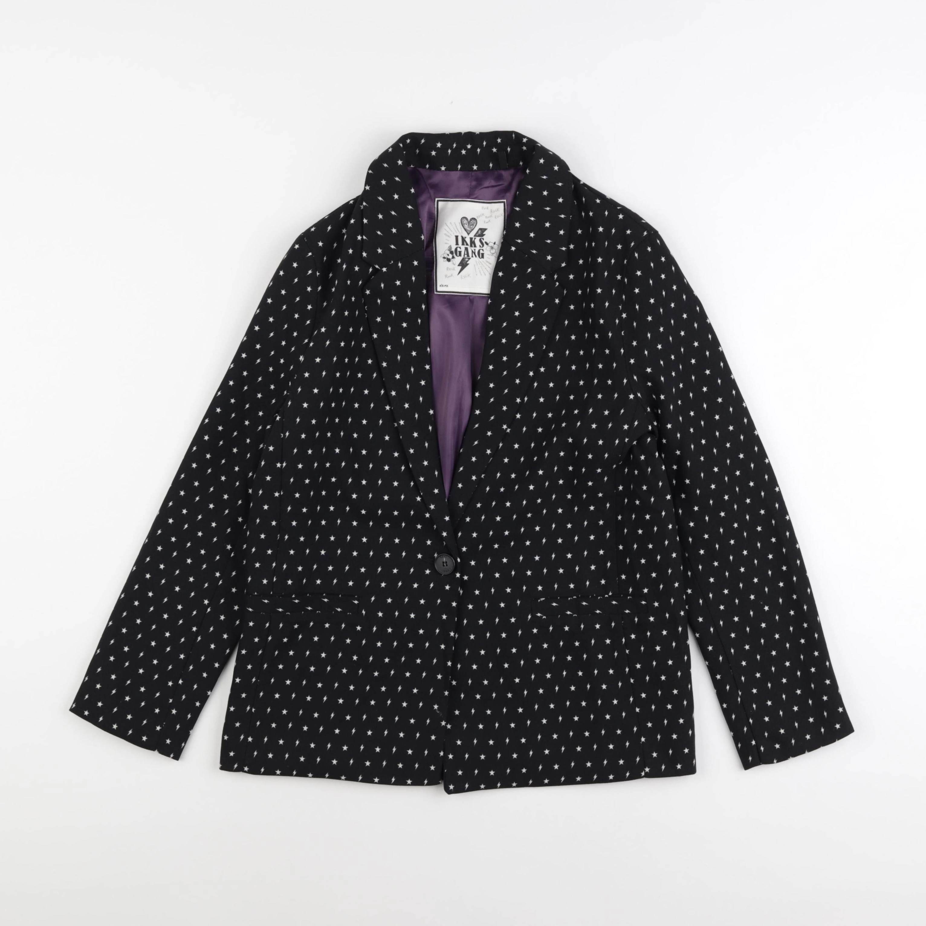 IKKS - veste noir - 10 ans