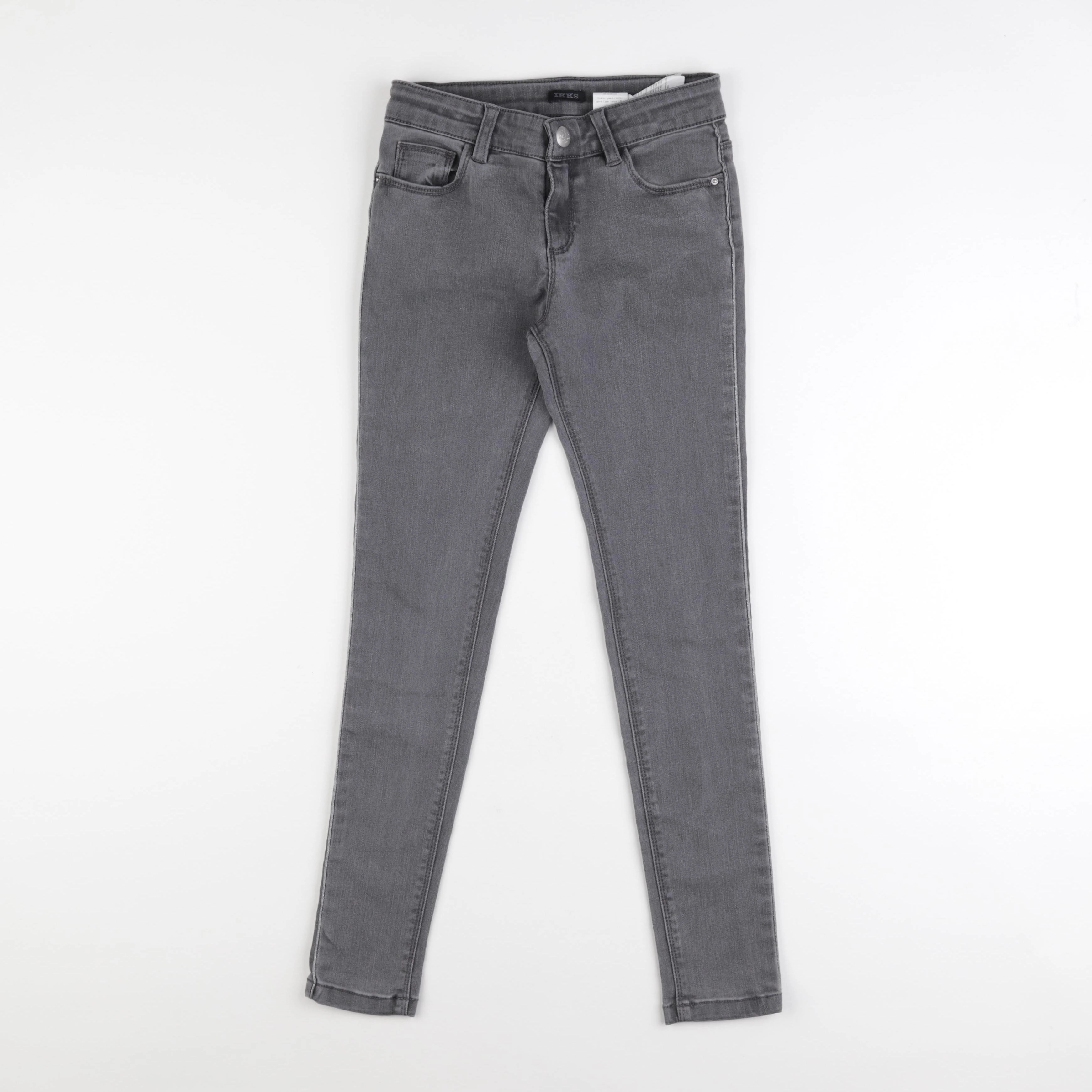 IKKS - jean gris - 8 ans