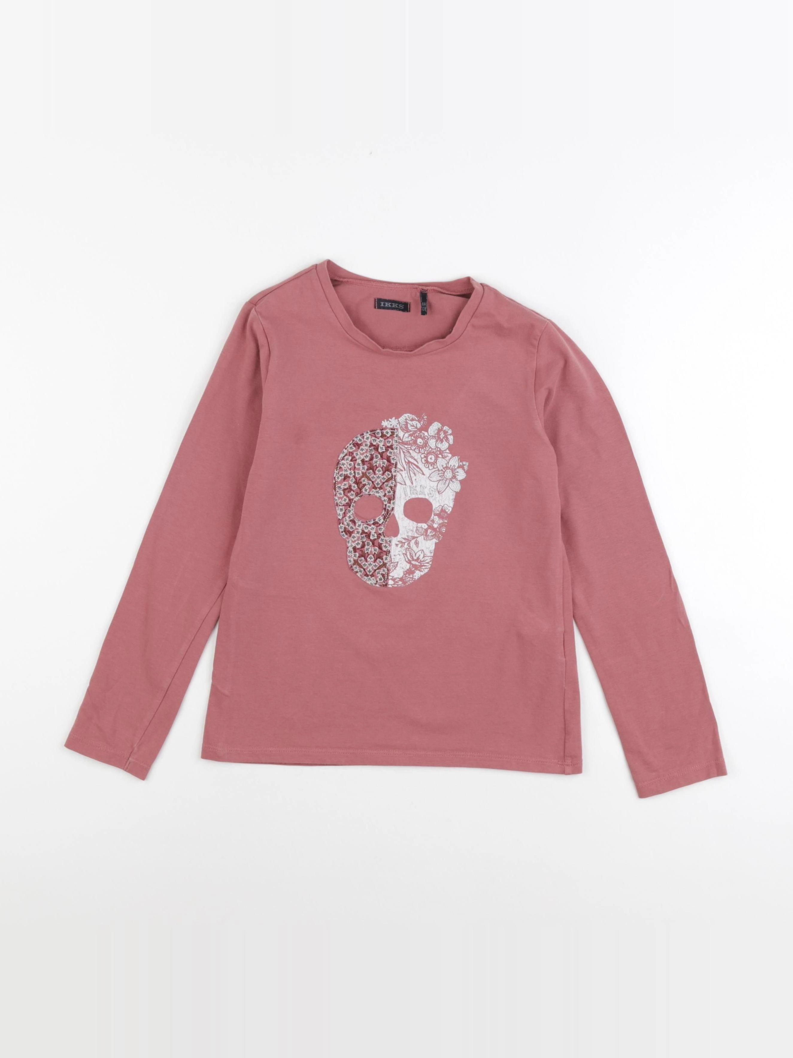 IKKS - tee-shirt rose - 8 ans