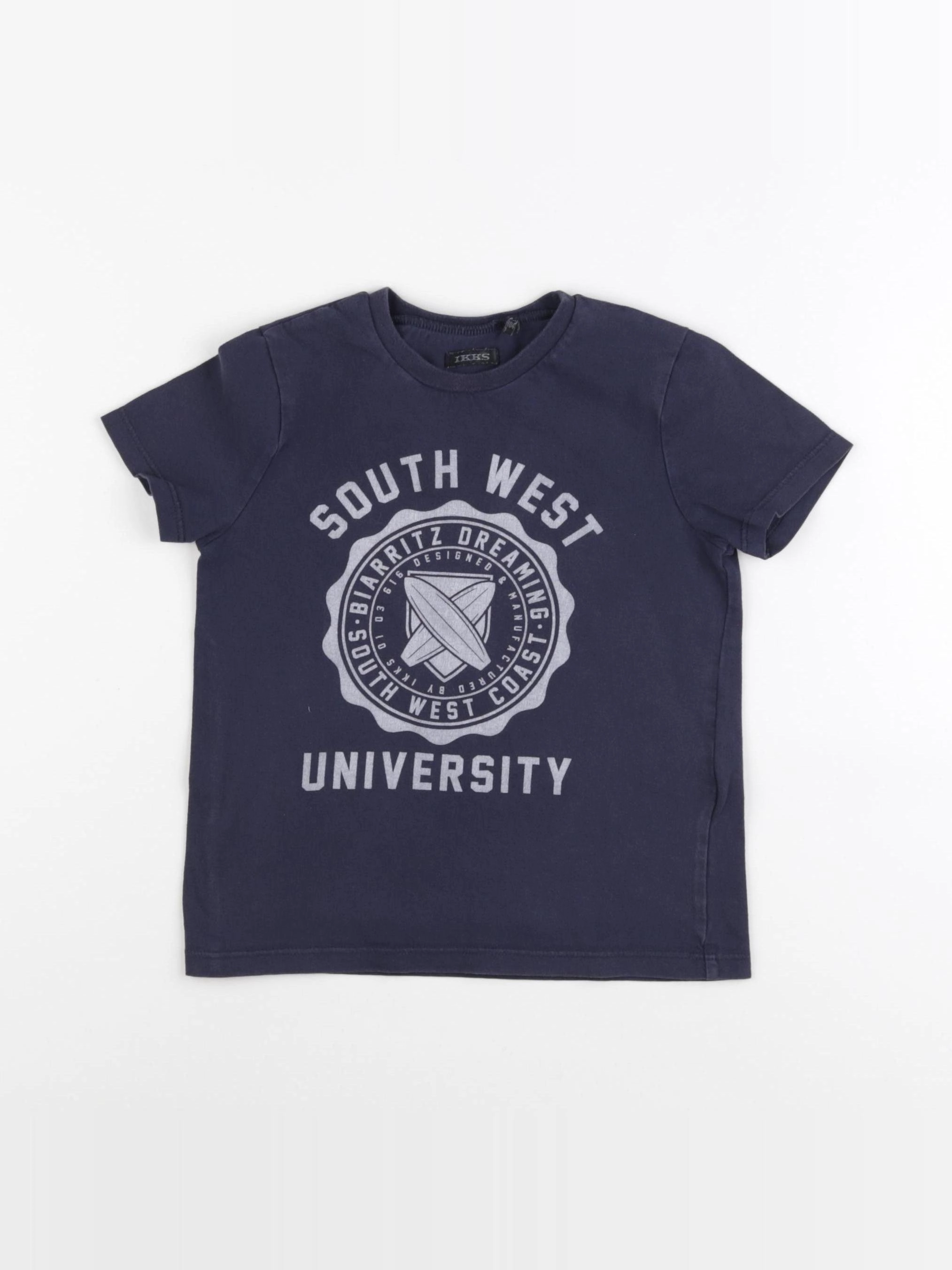 IKKS - tee-shirt bleu - 4 ans
