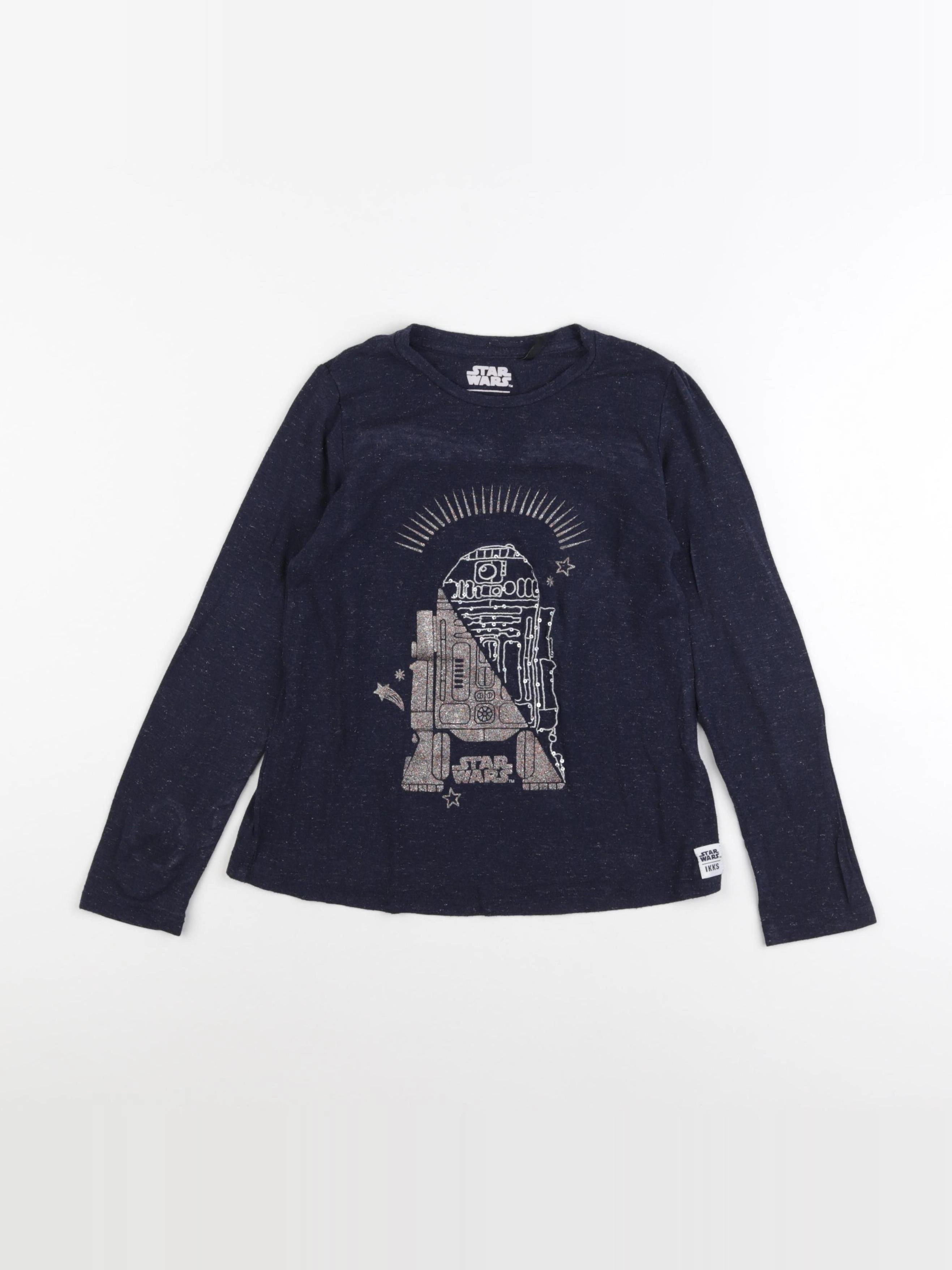 IKKS - tee-shirt bleu - 8 ans