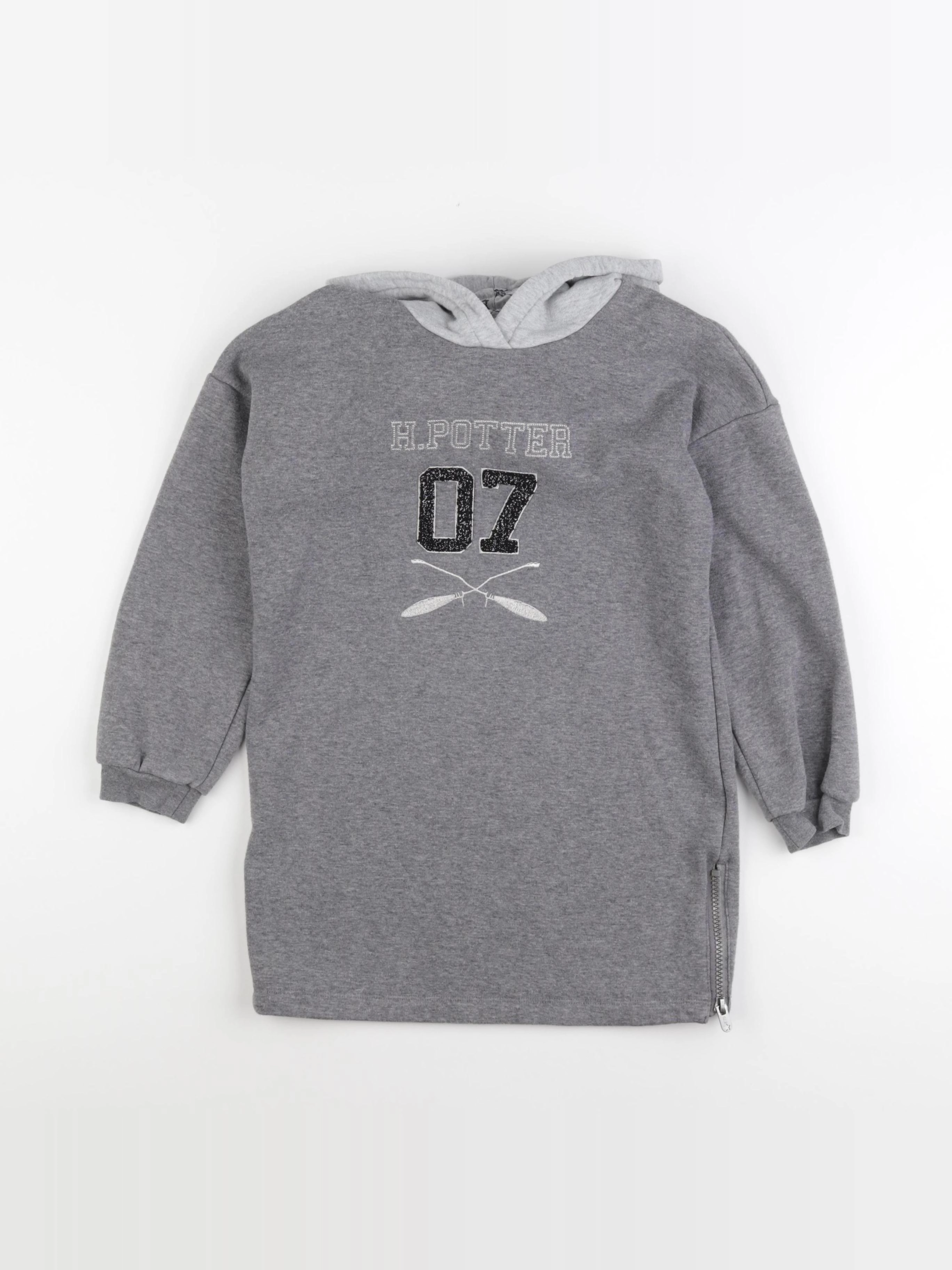 IKKS - robe gris - 8 ans