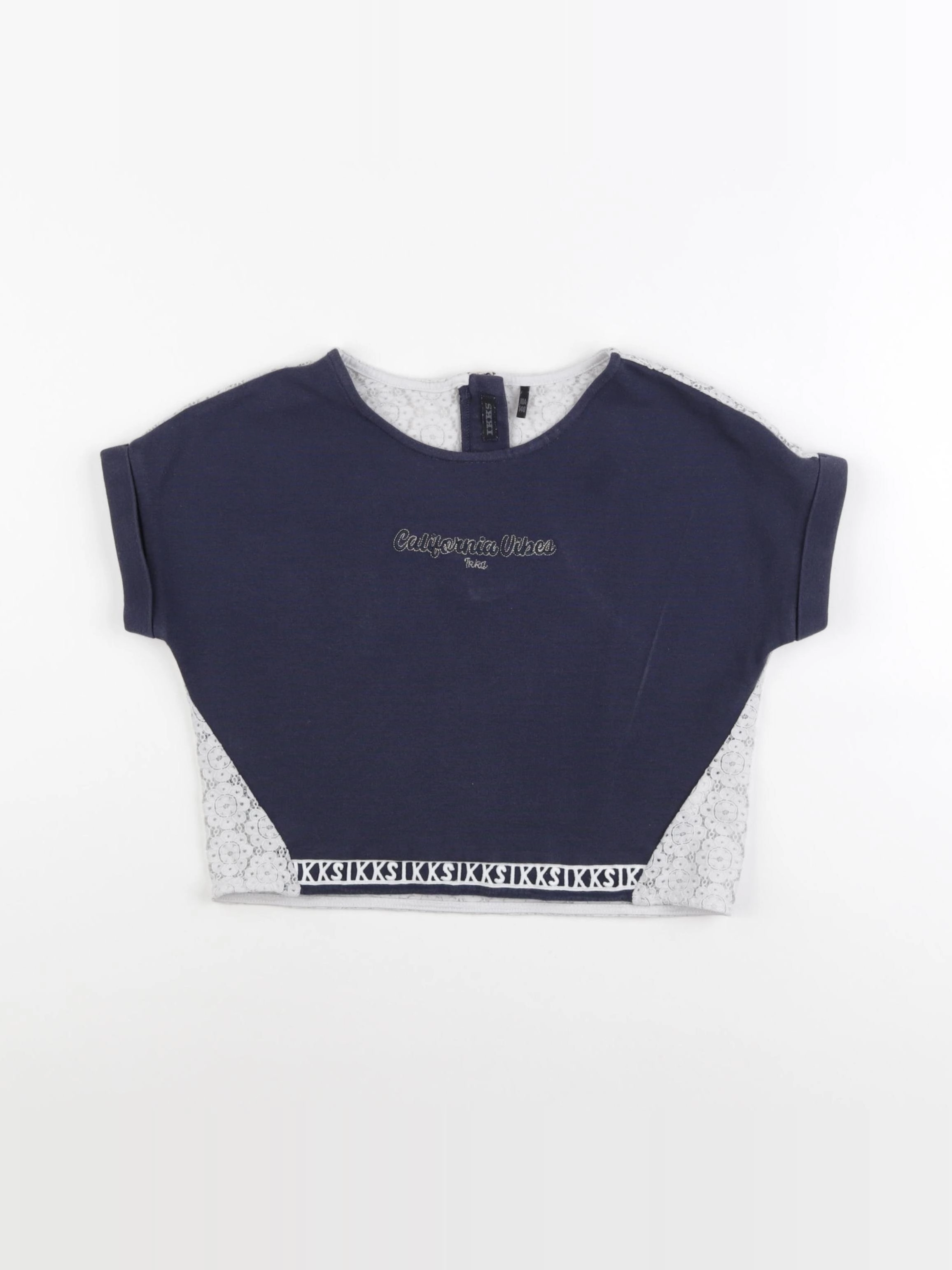 IKKS - tee-shirt bleu - 10 ans