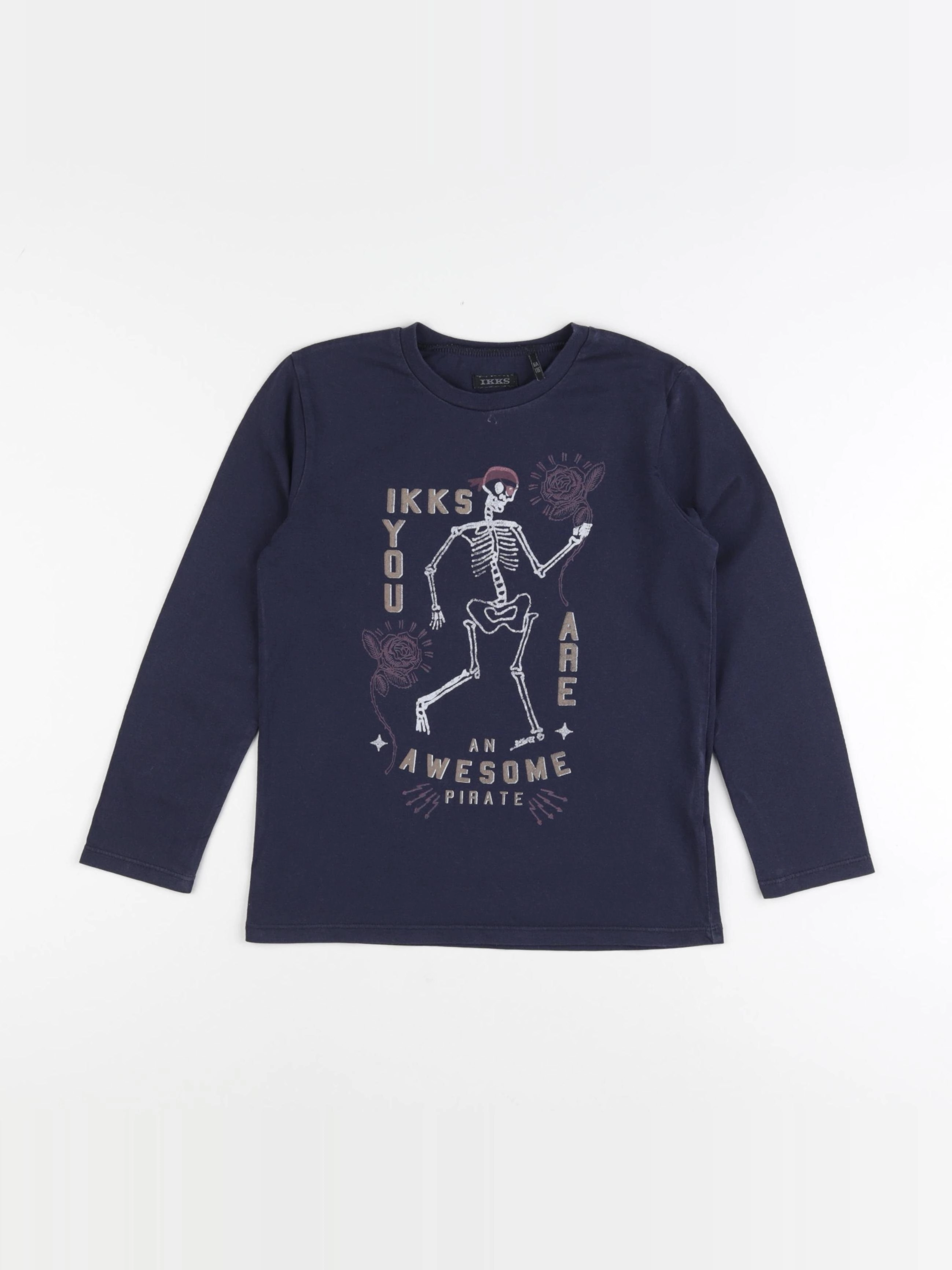 IKKS - tee-shirt bleu - 6 ans