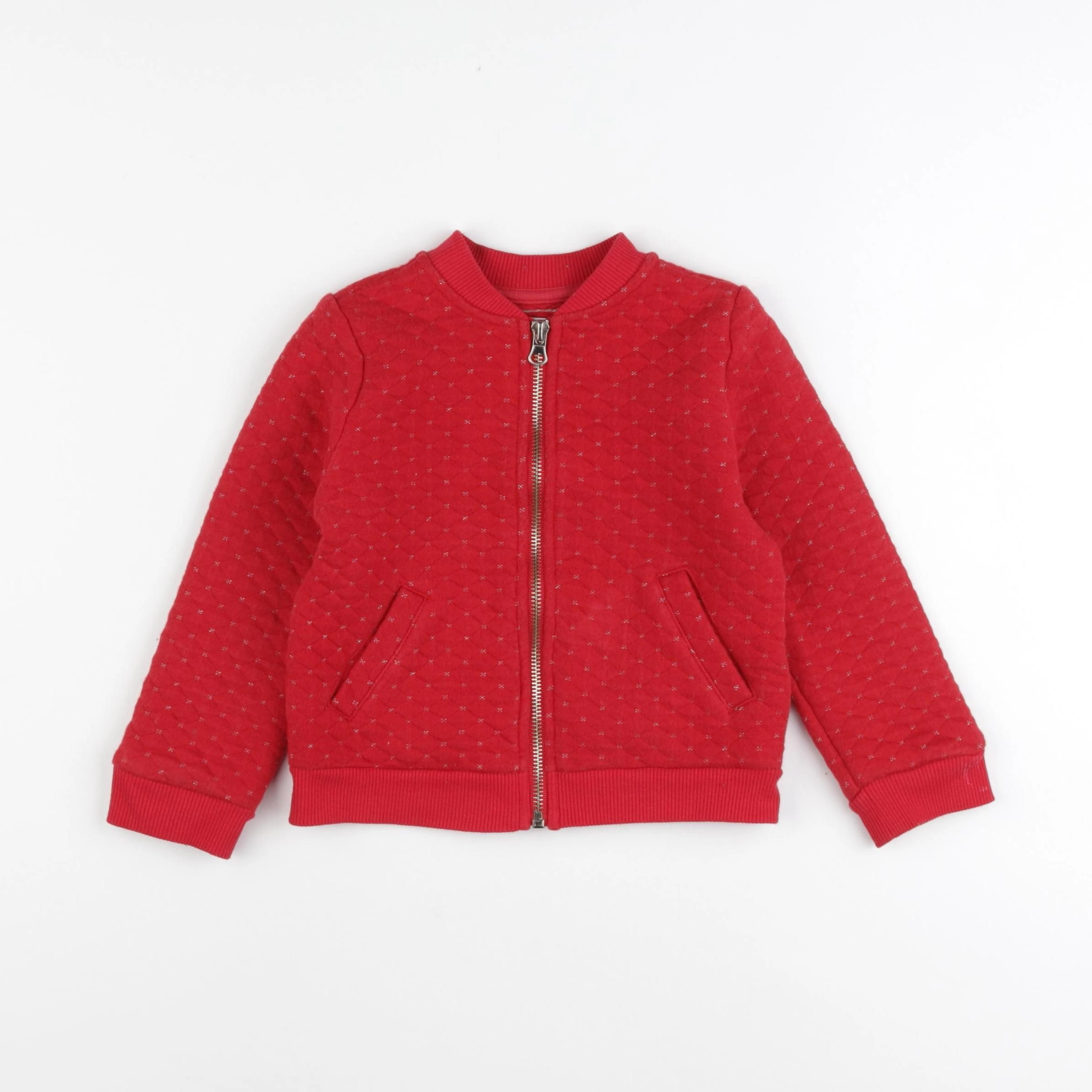 Monoprix - gilet rouge - 3 ans