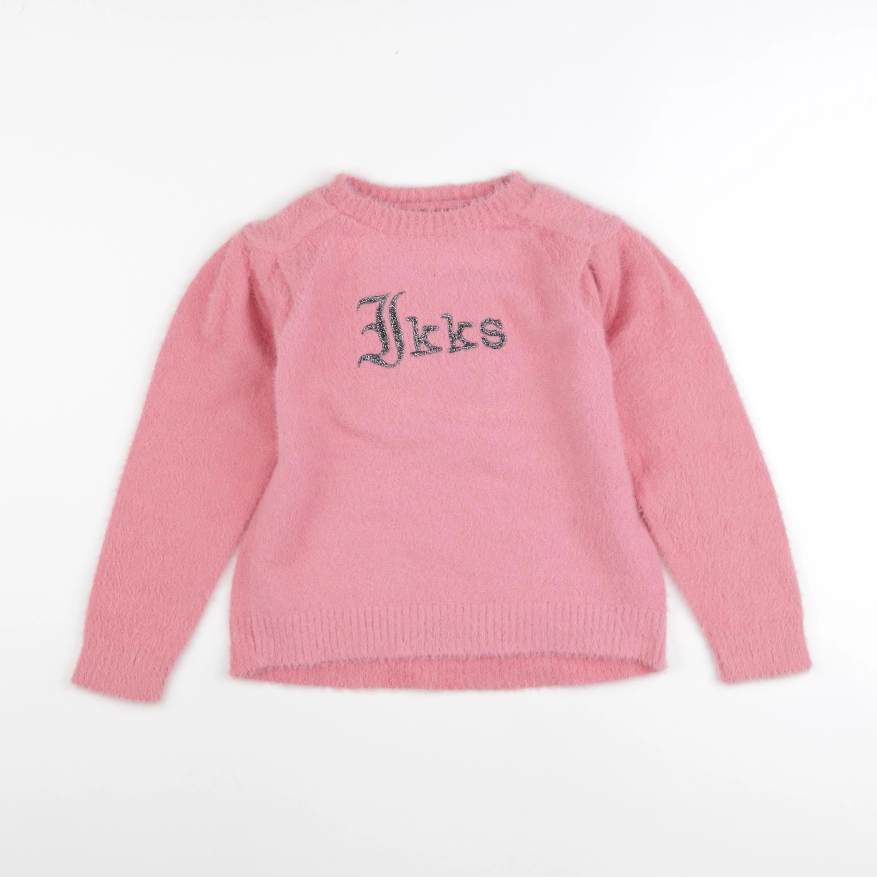 IKKS - pull rose - 8 ans