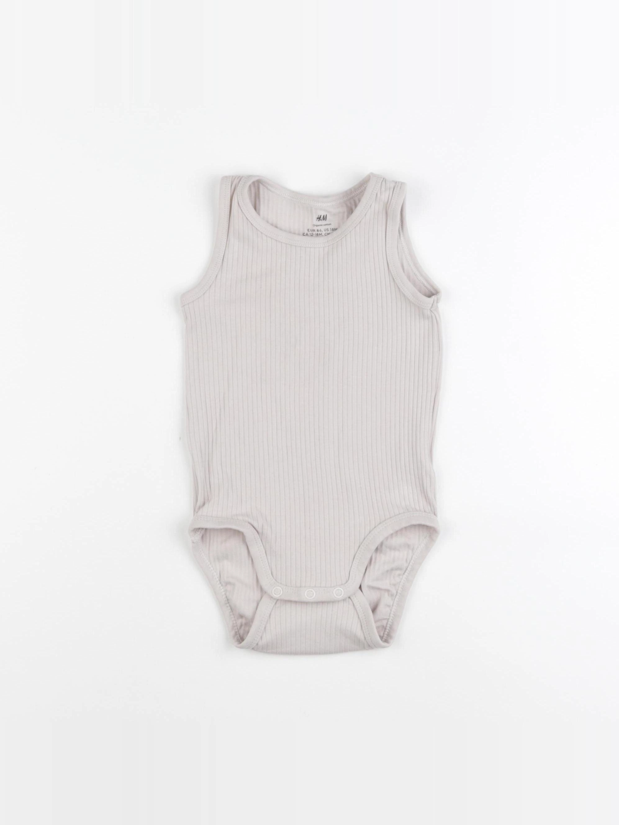 H&M - body beige - 18 mois
