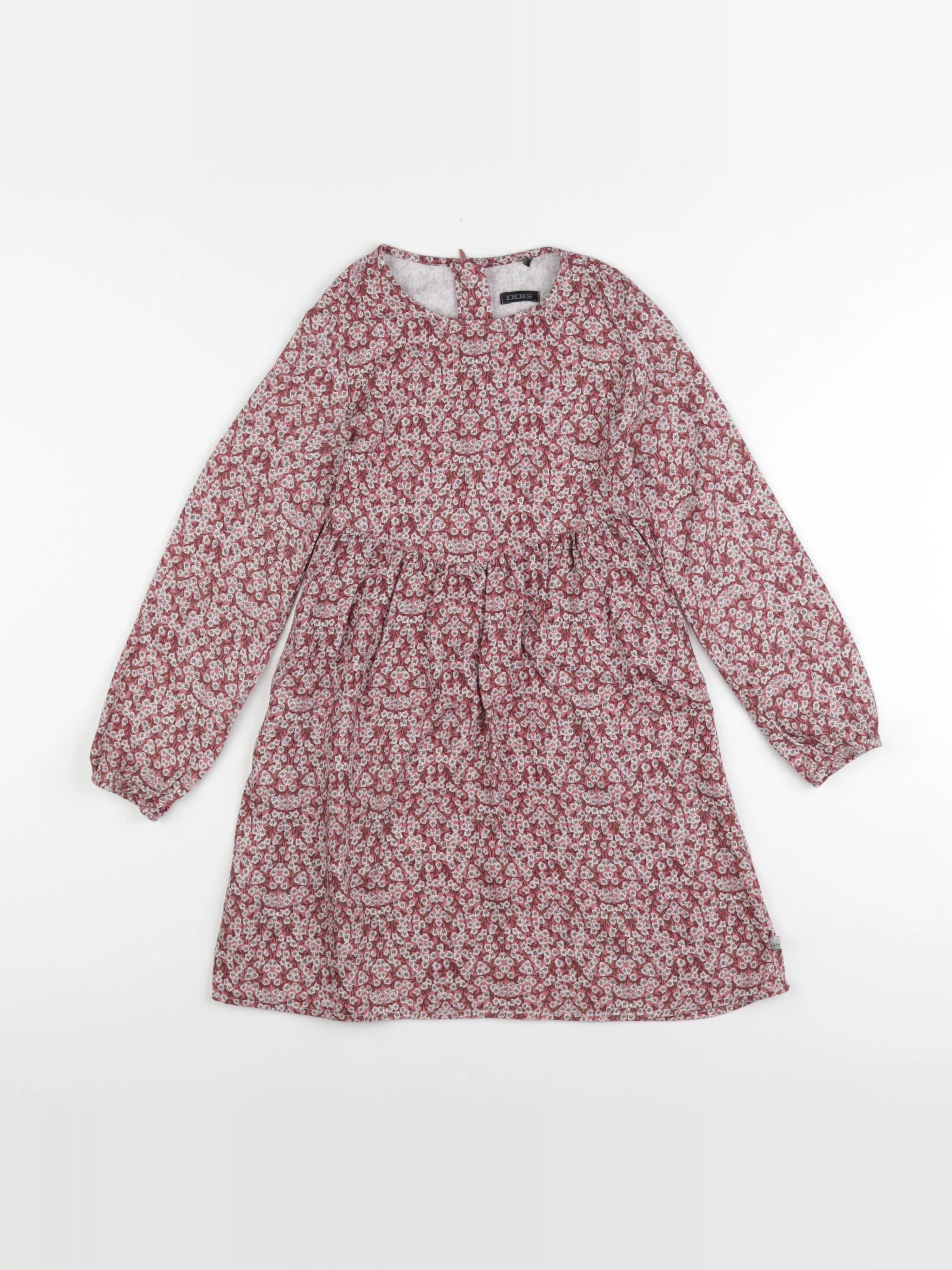 IKKS - robe rouge - 8 ans