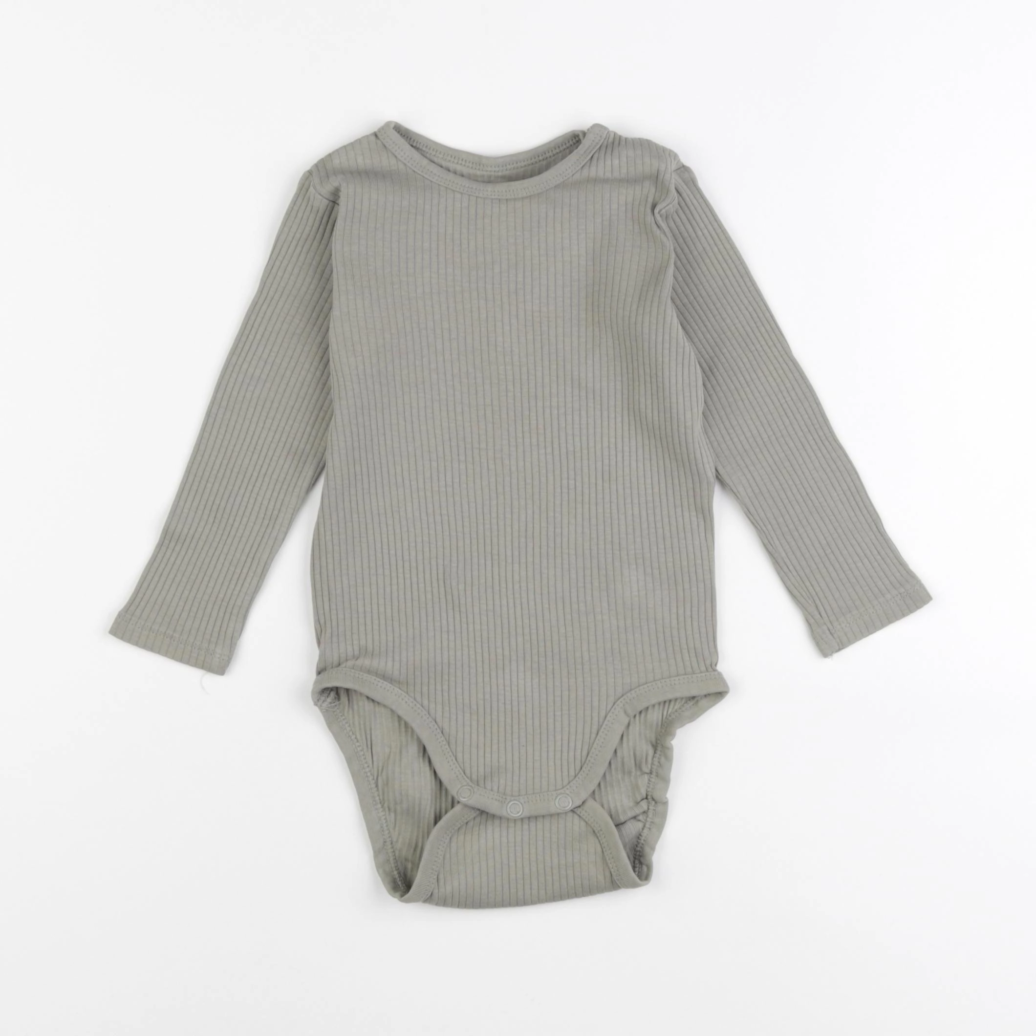 H&M - body vert - 12/18 mois