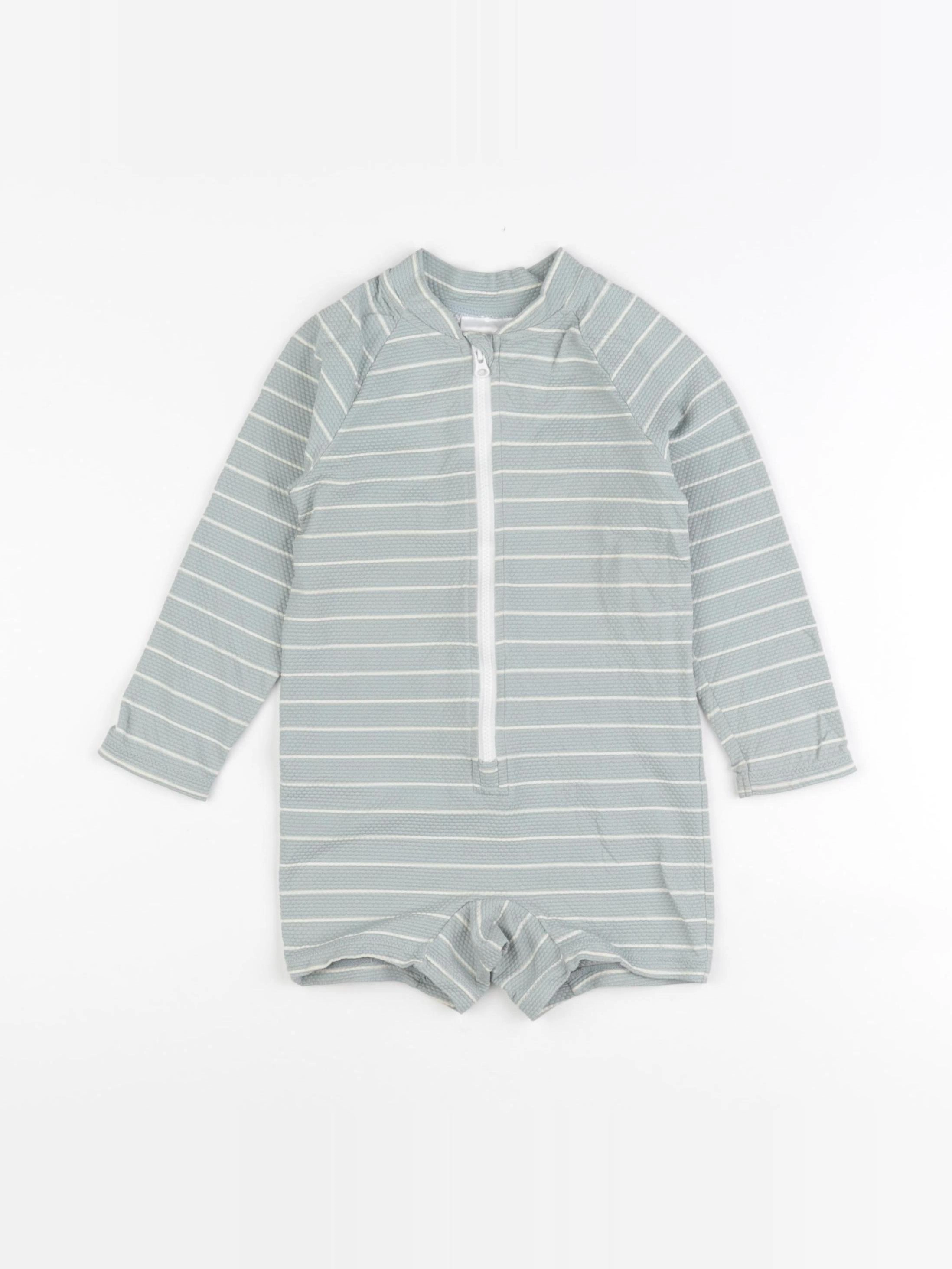 H&M - combi de bain bleu - 1 an à 2 ans