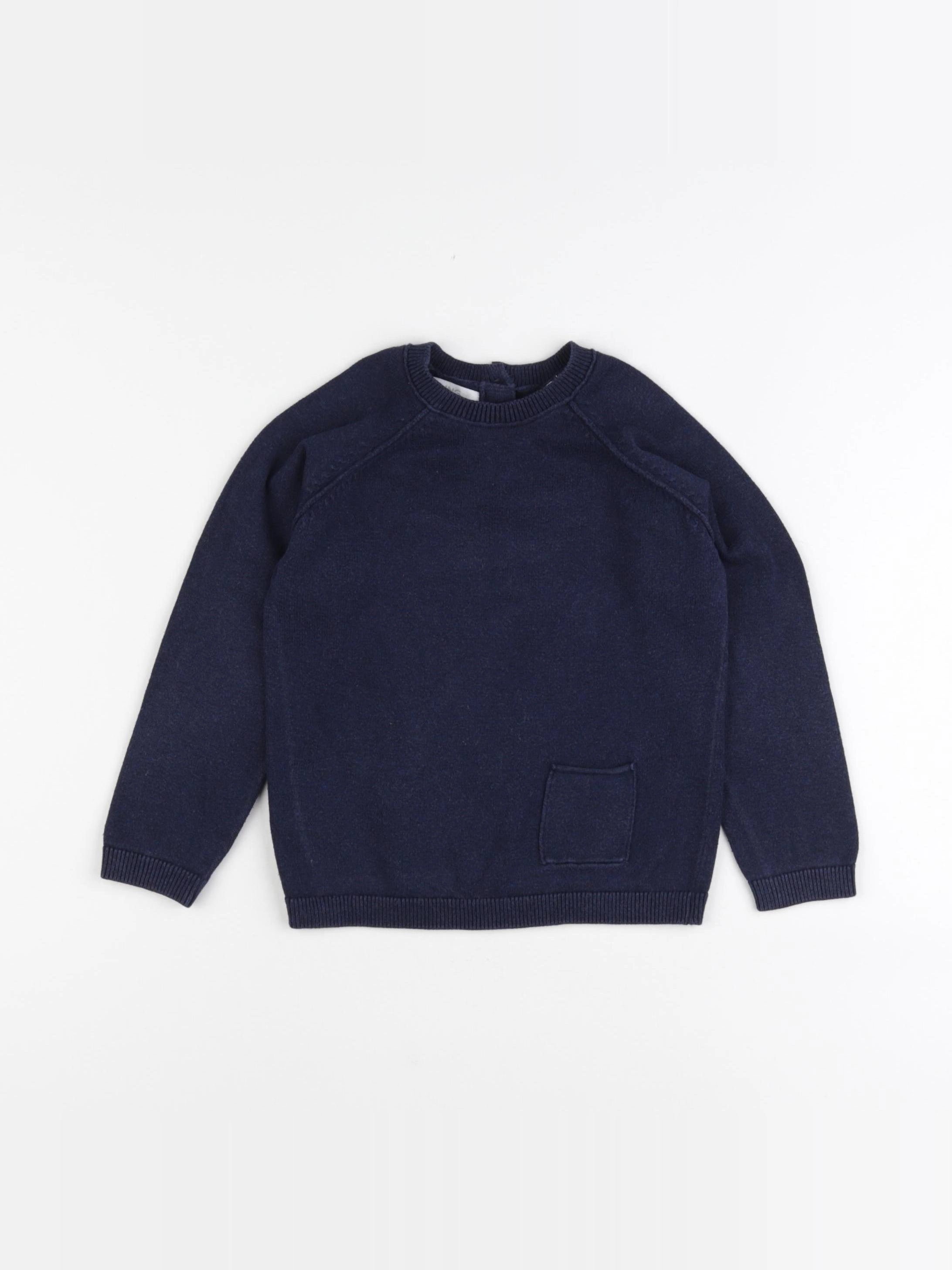 Mango - pull bleu - 2/3 ans