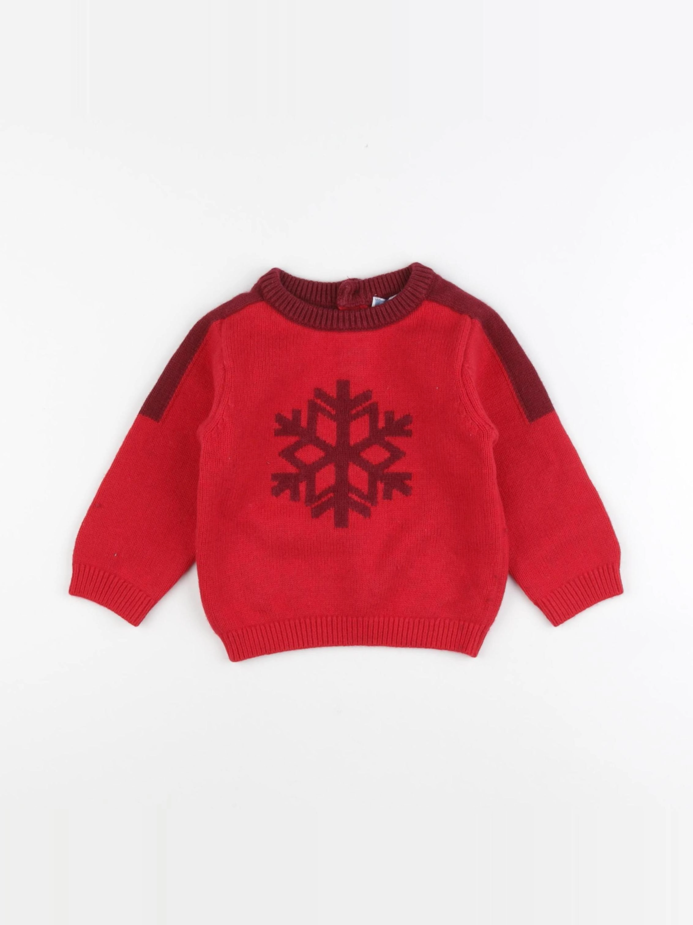 Jacadi - pull rouge - 24 mois