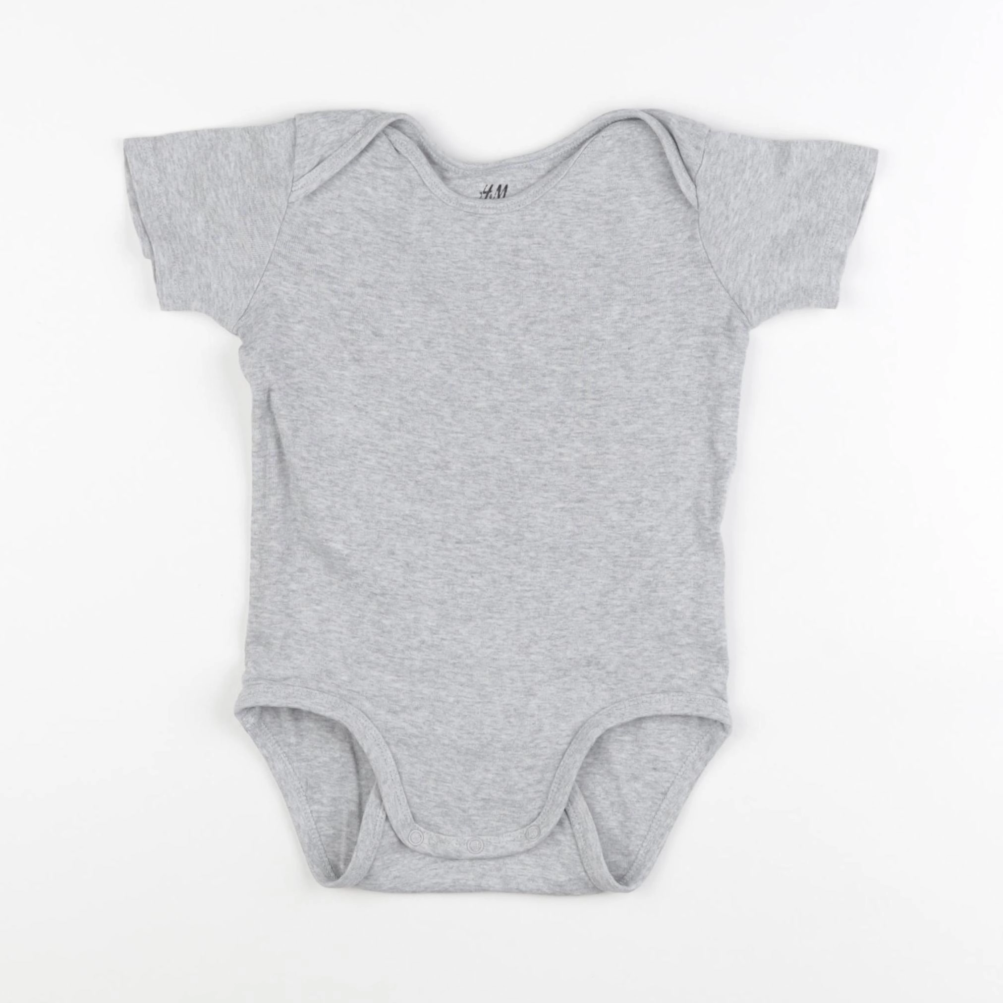 H&M - body gris - 2/3 ans