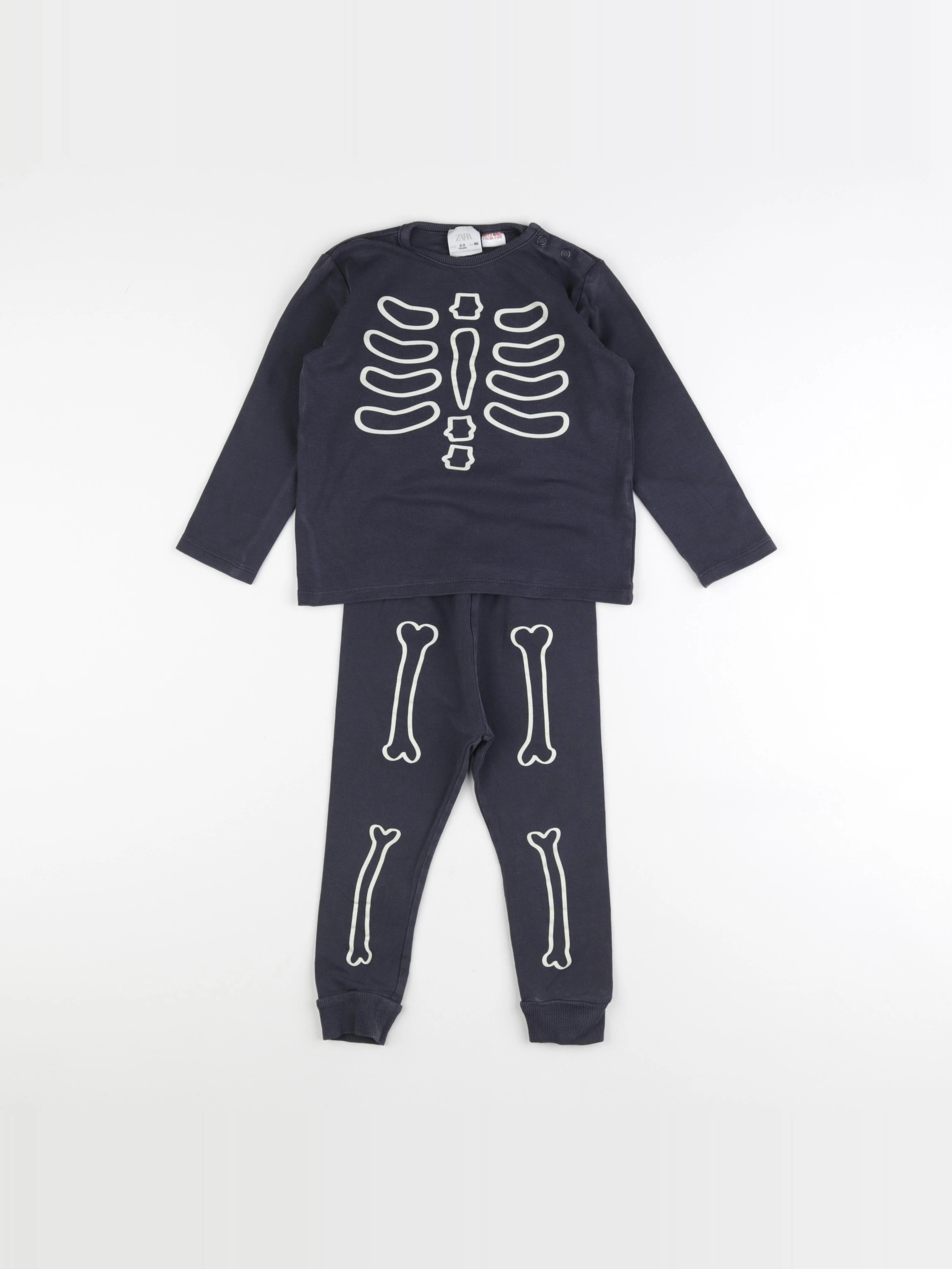 Zara - pyjama gris - 2/3 ans