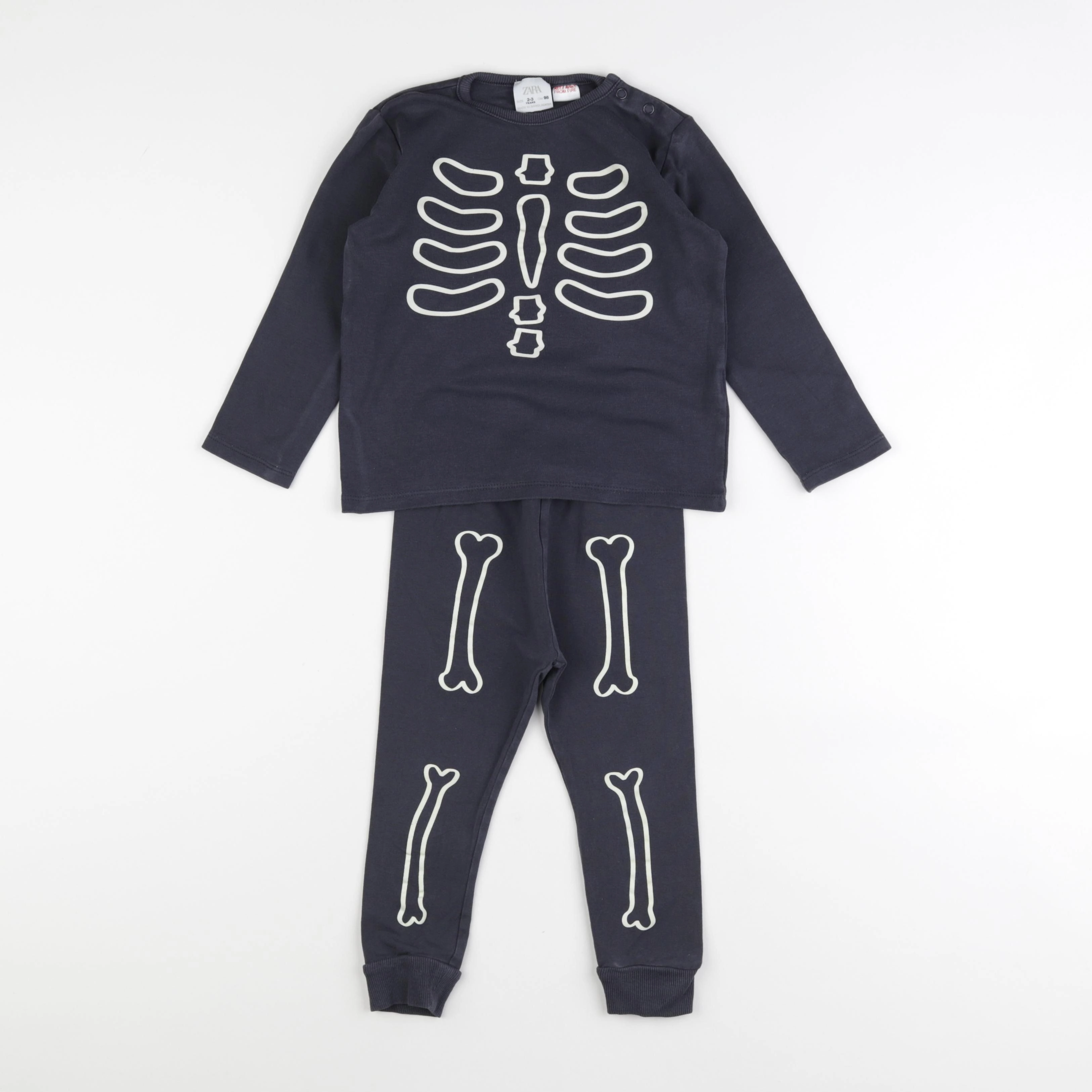 Zara - pyjama gris - 2/3 ans
