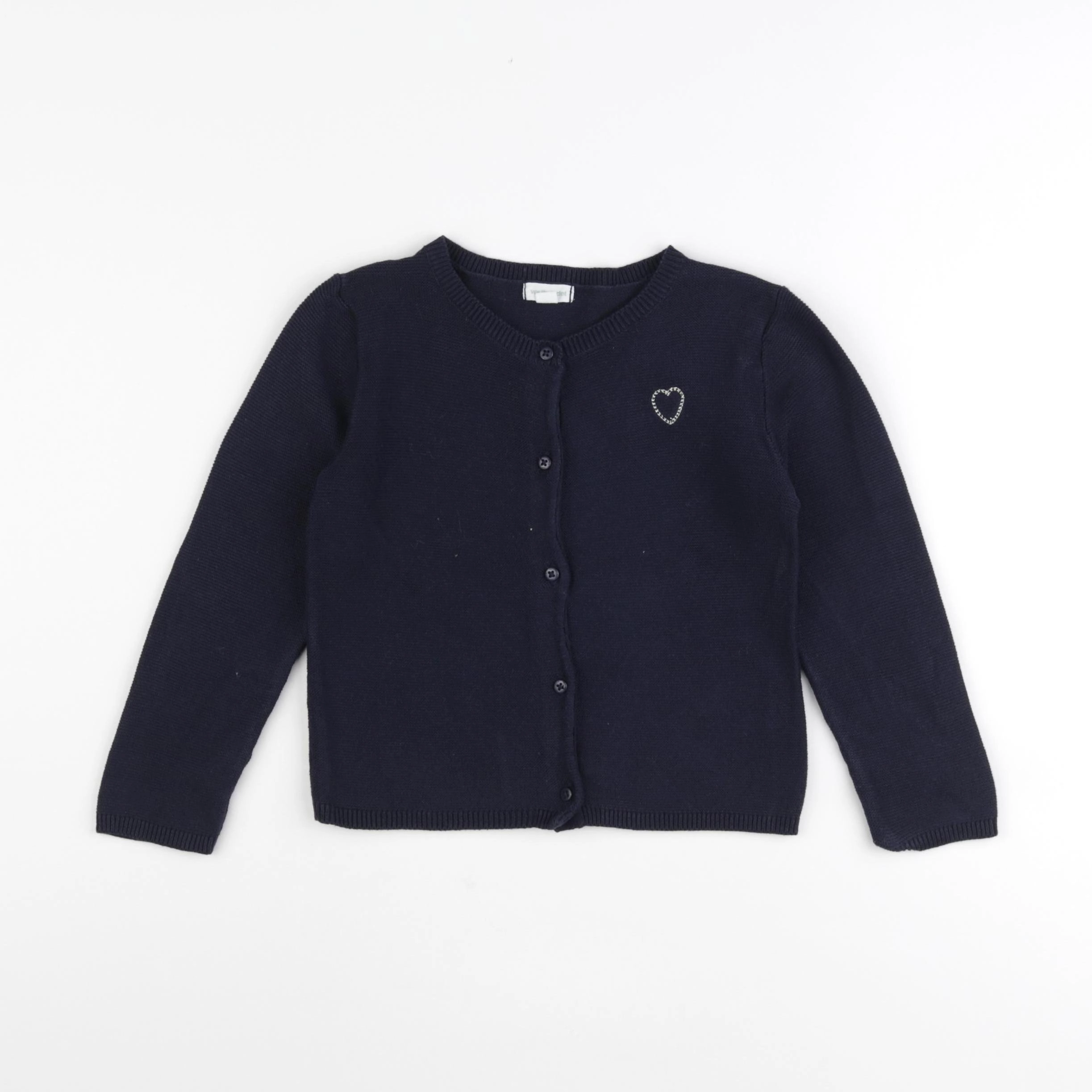 Vertbaudet - gilet bleu - 36 mois