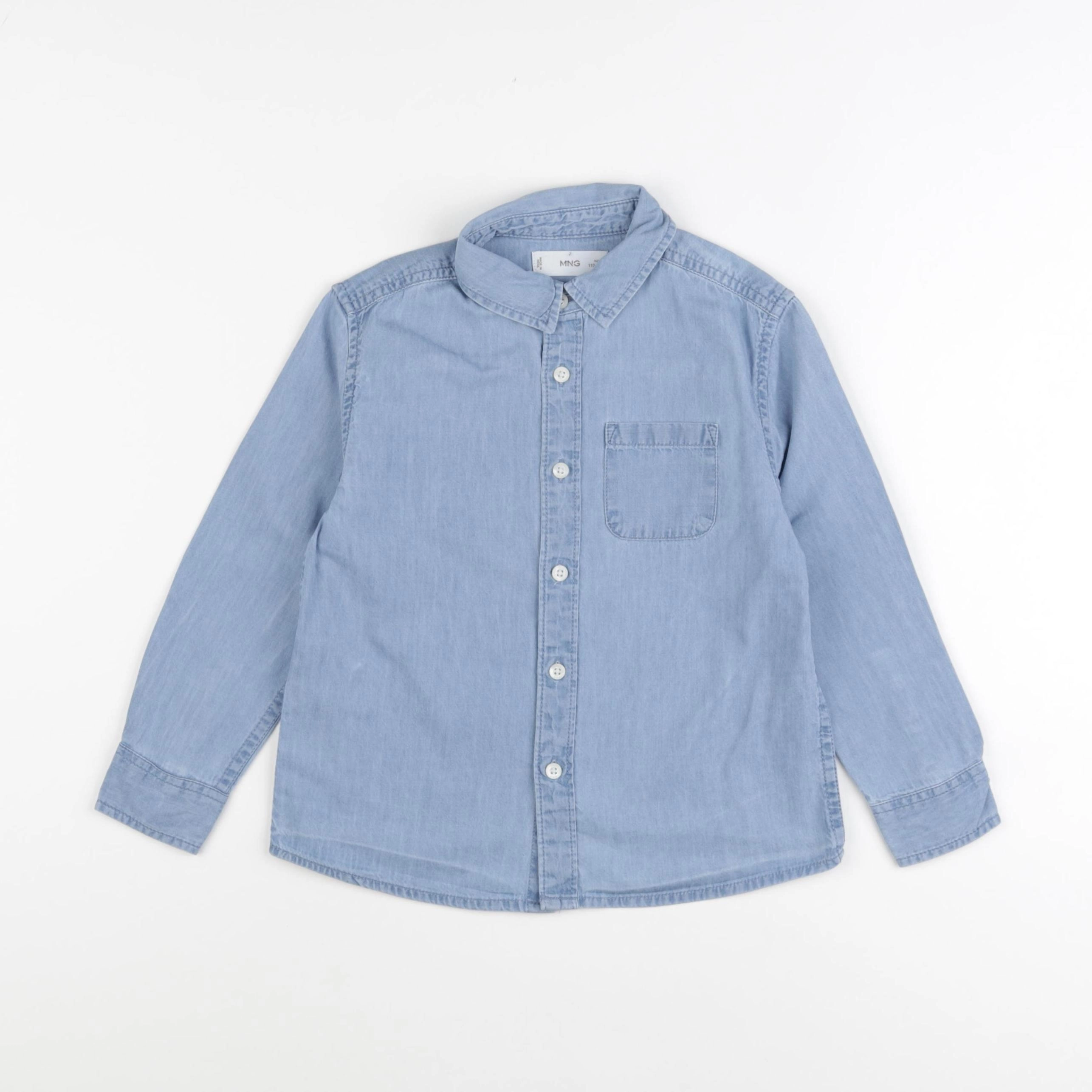 Mango - chemise bleu - 5 ans