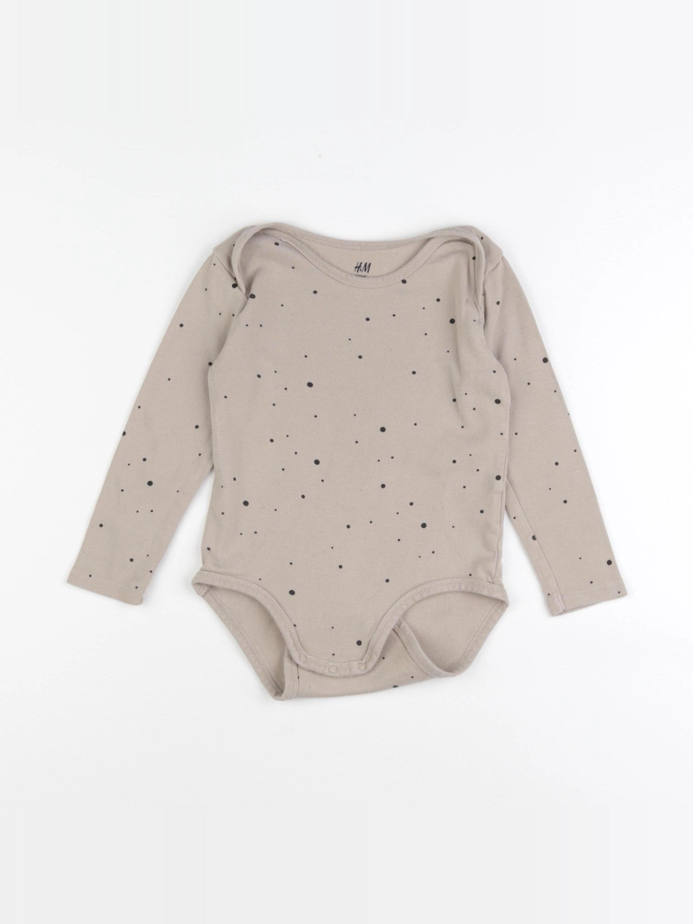 H&M - body beige - 2/3 ans